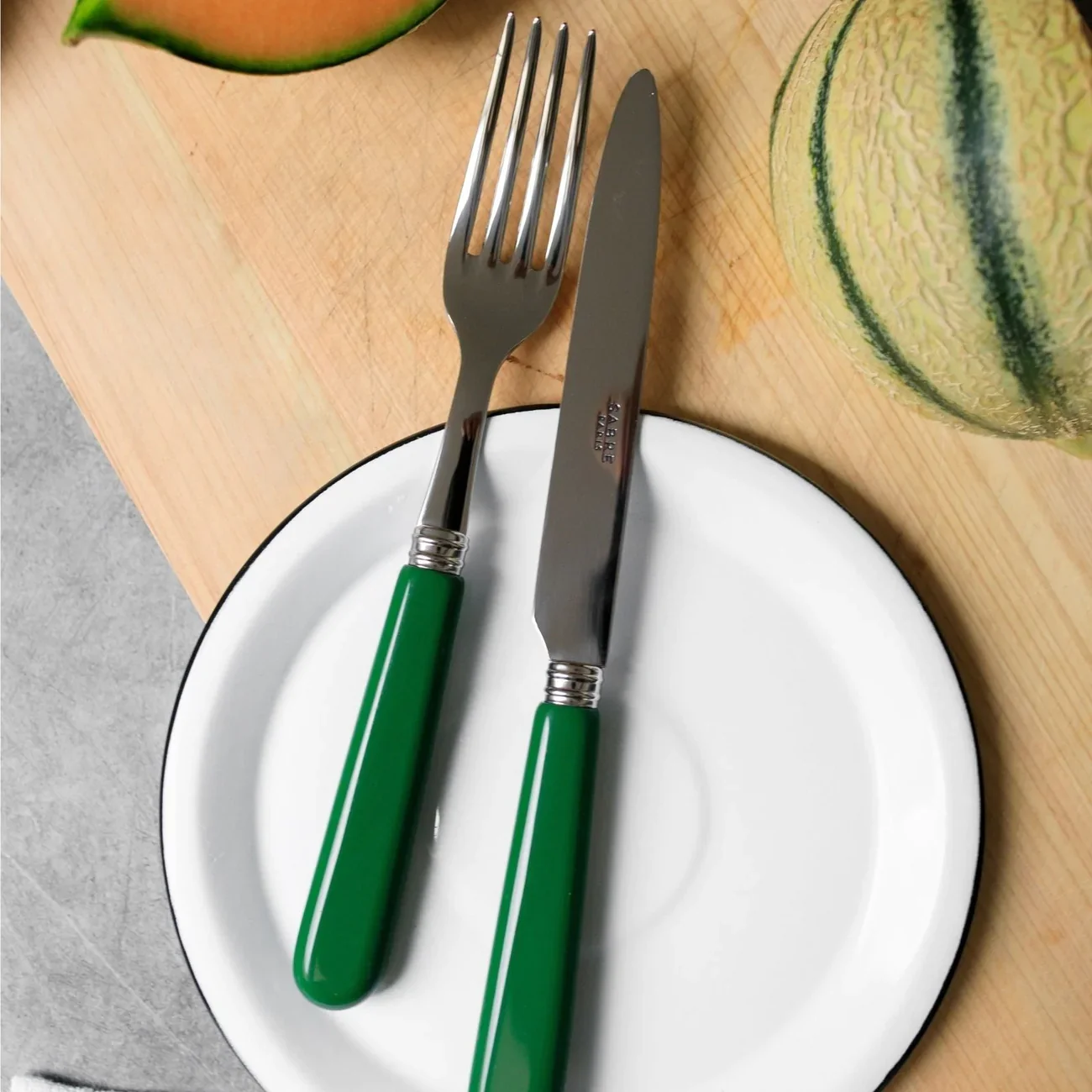 Sabre Paris, Lavandou, Olive tree wood 16pc cutlery set - Image 4
