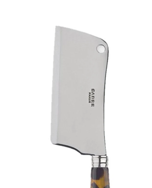 Sabre Tortoise Cheese Cleaver Knife - Faux Tortoise - Image 4