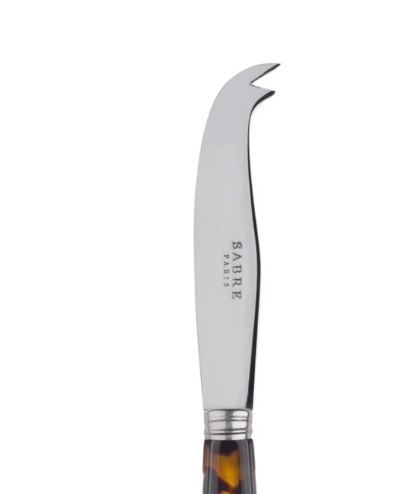 Sabre Tortoise Cheese Knife - Faux Tortoise - Image 3