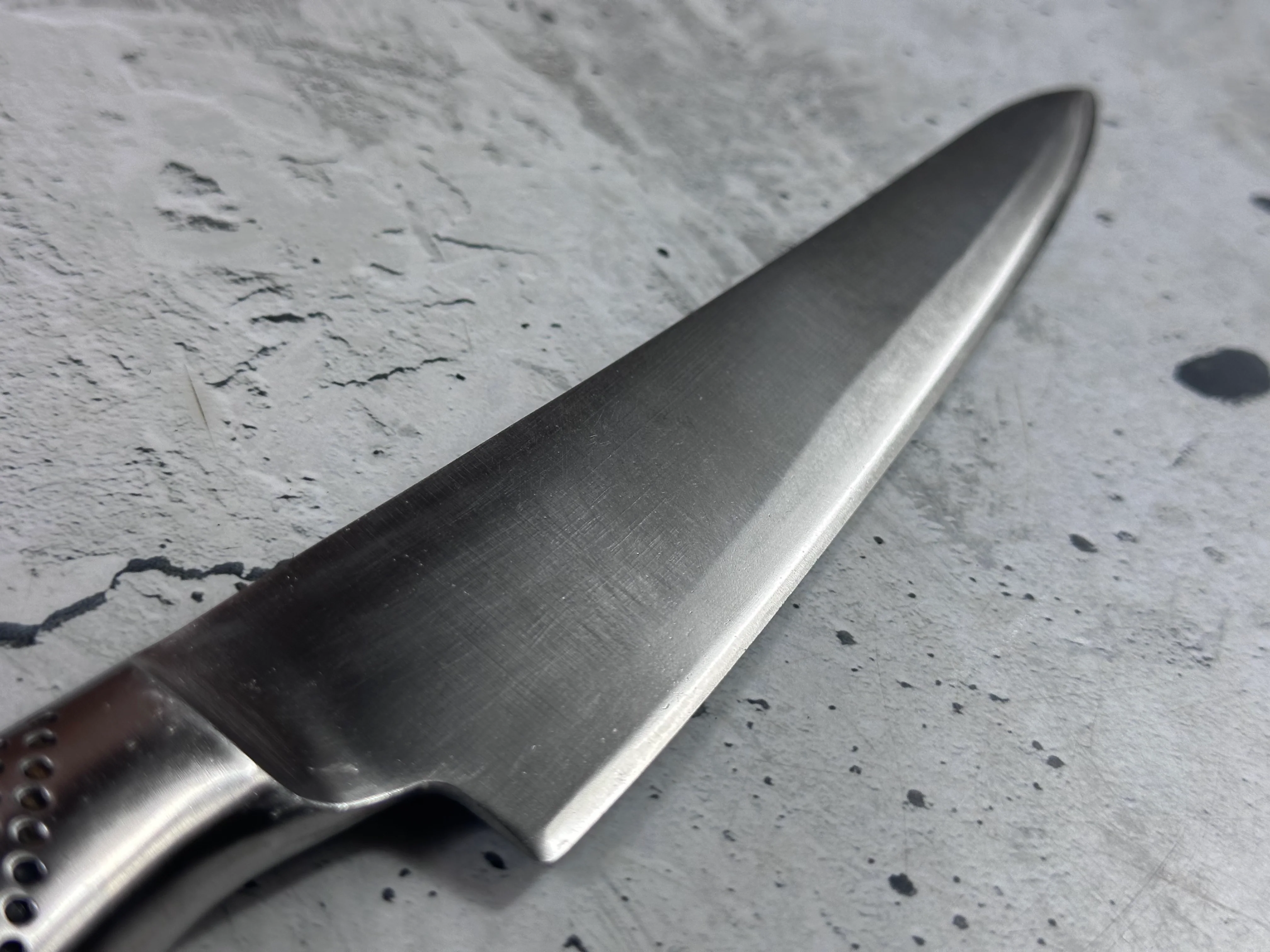 Second Hand Global Slicing Knife 230mm Stainless Steel Made in Japan 2053 - Image 10