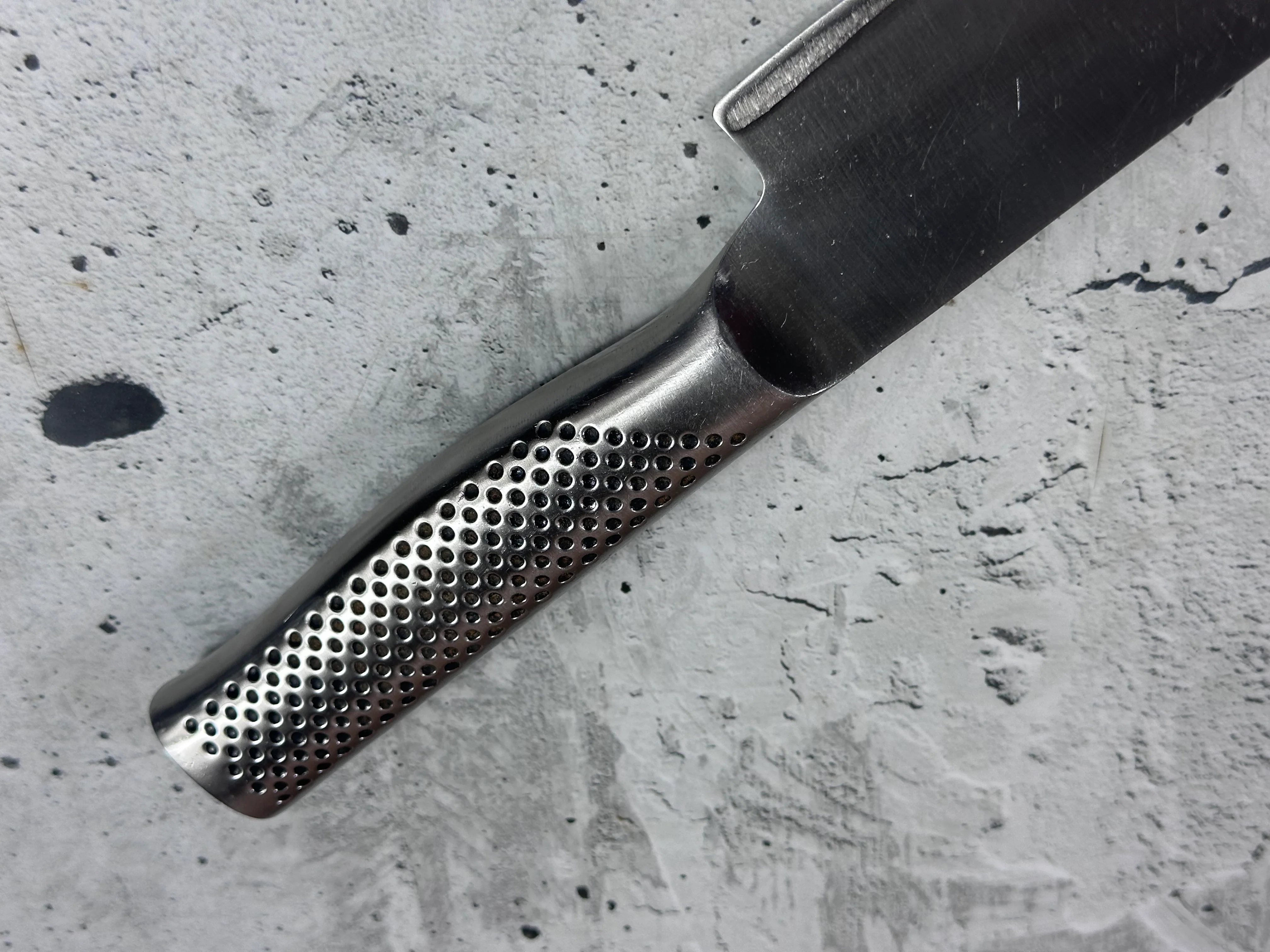 Second Hand Global Slicing Knife 230mm Stainless Steel Made in Japan 2053 - Image 5