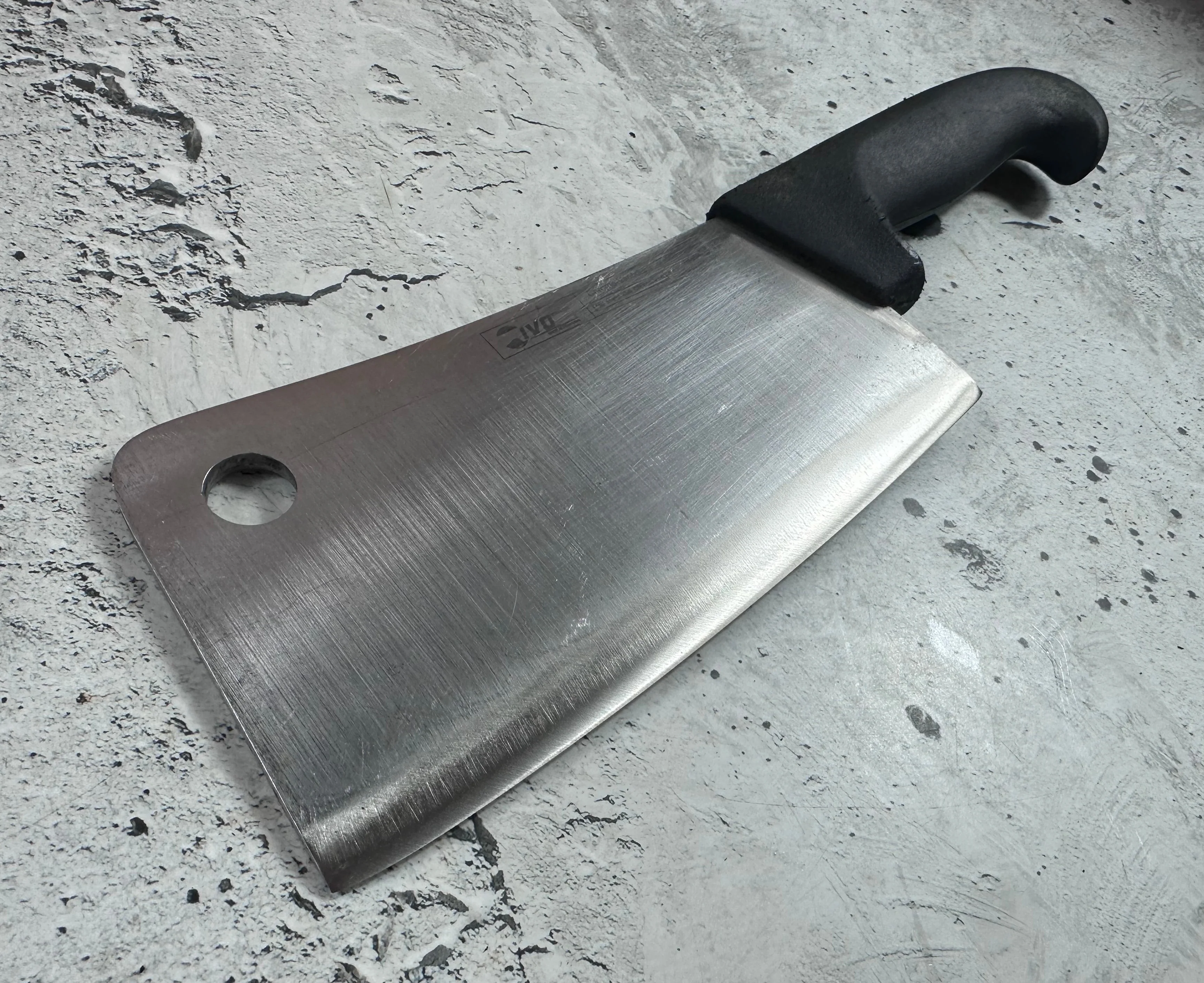 Second Hand Ivo Cleaver Knife 180mm Chrome Vanadium Steel Made in Portugal 2048 - Image 3