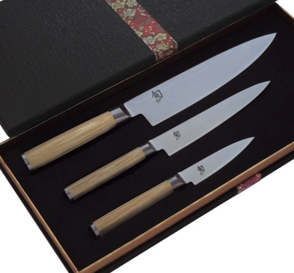 Shun Classic White 3 Piece Chefs Knife Set - Image 10