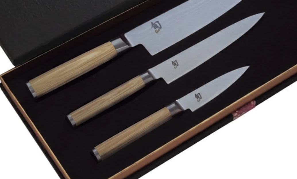 Shun Classic White 3 Piece Chefs Knife Set - Image 11
