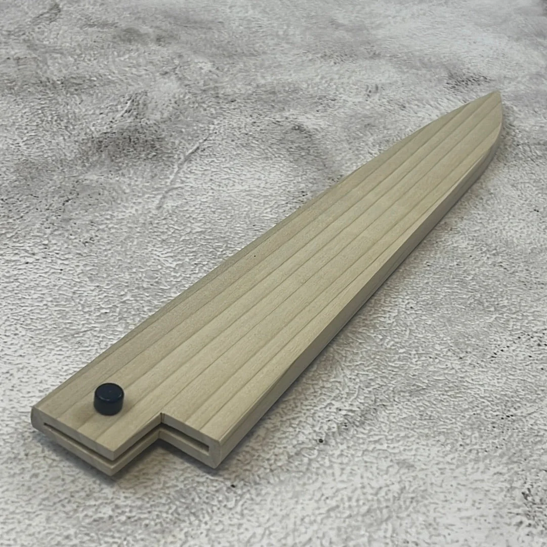 Sujihiki 210mm Magnolia Saya Sheath with Plywood Pin - Image 2