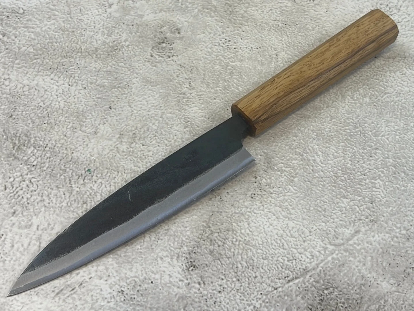 Tsukasa Shiro Kuro 135mm Yanagi- Shirogami Steel - Oak Octagnon Handle - Image 10