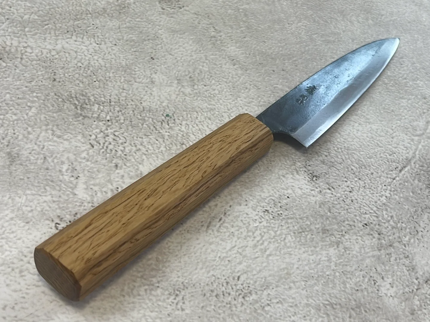 Tsukasa Shiro Kuro 135mm Yanagi- Shirogami Steel - Oak Octagnon Handle - Image 3