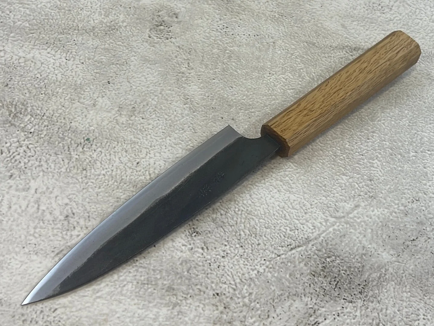 Tsukasa Shiro Kuro 135mm Yanagi- Shirogami Steel - Oak Octagnon Handle - Image 7