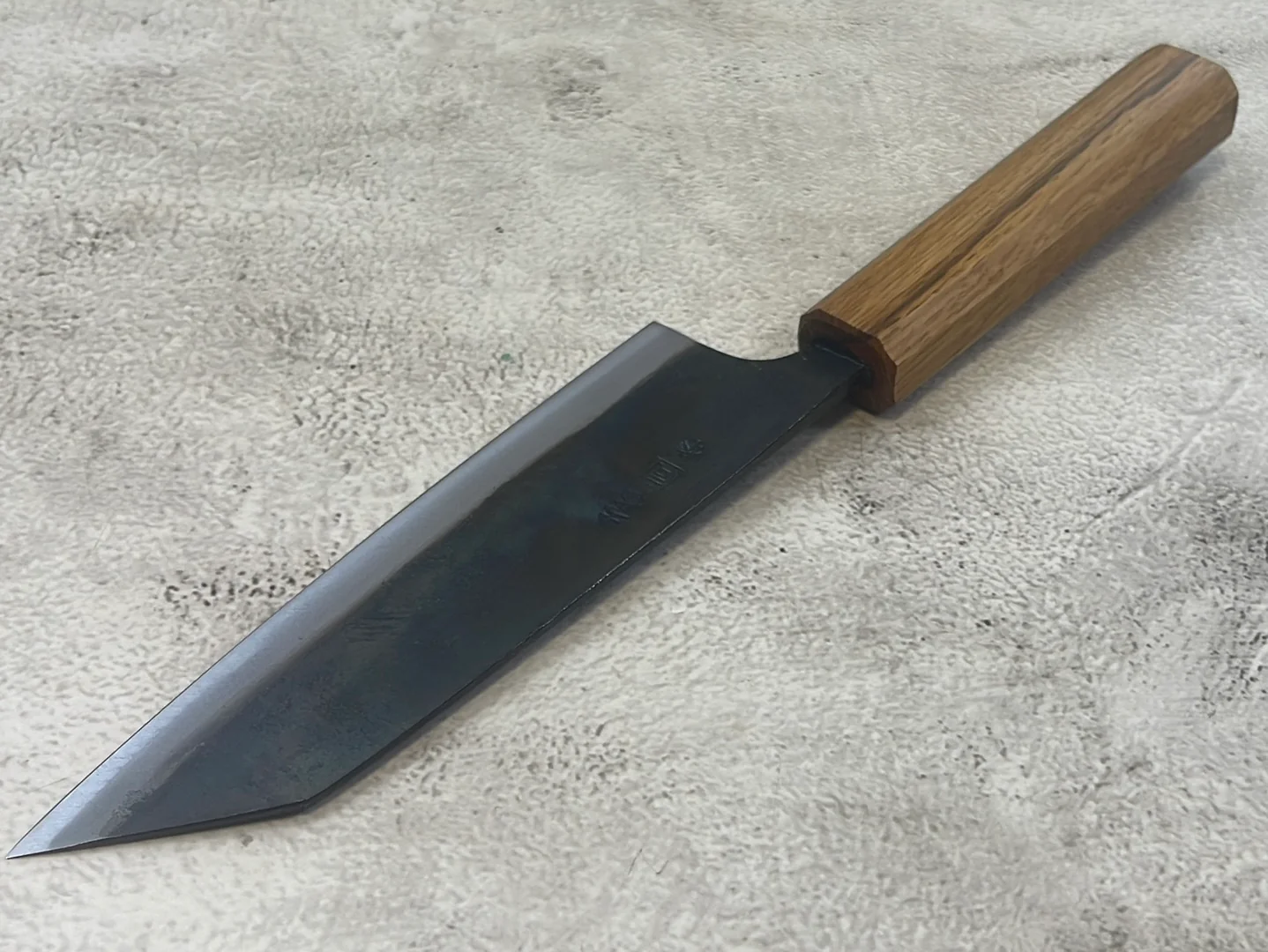 Tsukasa Shiro Kuro 150mm Bunka- Shirogami Steel - Oak Octagnon Handle - Image 15