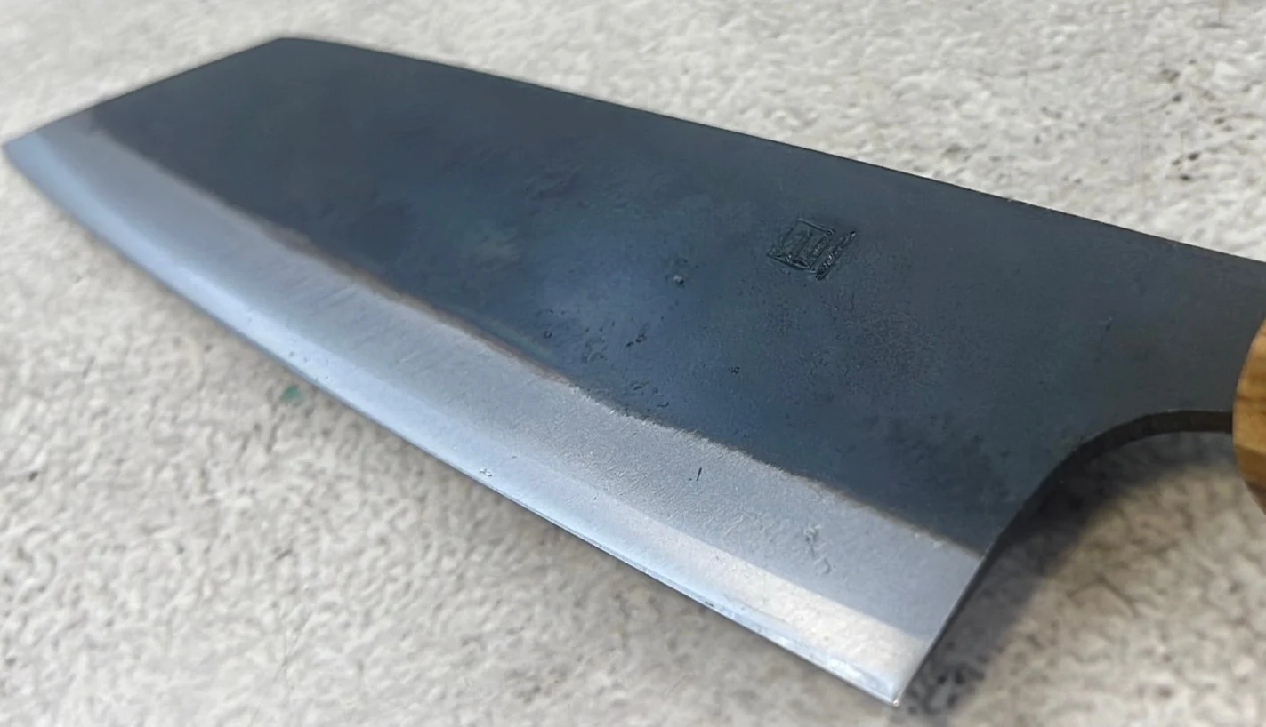 Tsukasa Shiro Kuro 150mm Bunka- Shirogami Steel - Oak Octagnon Handle - Image 7