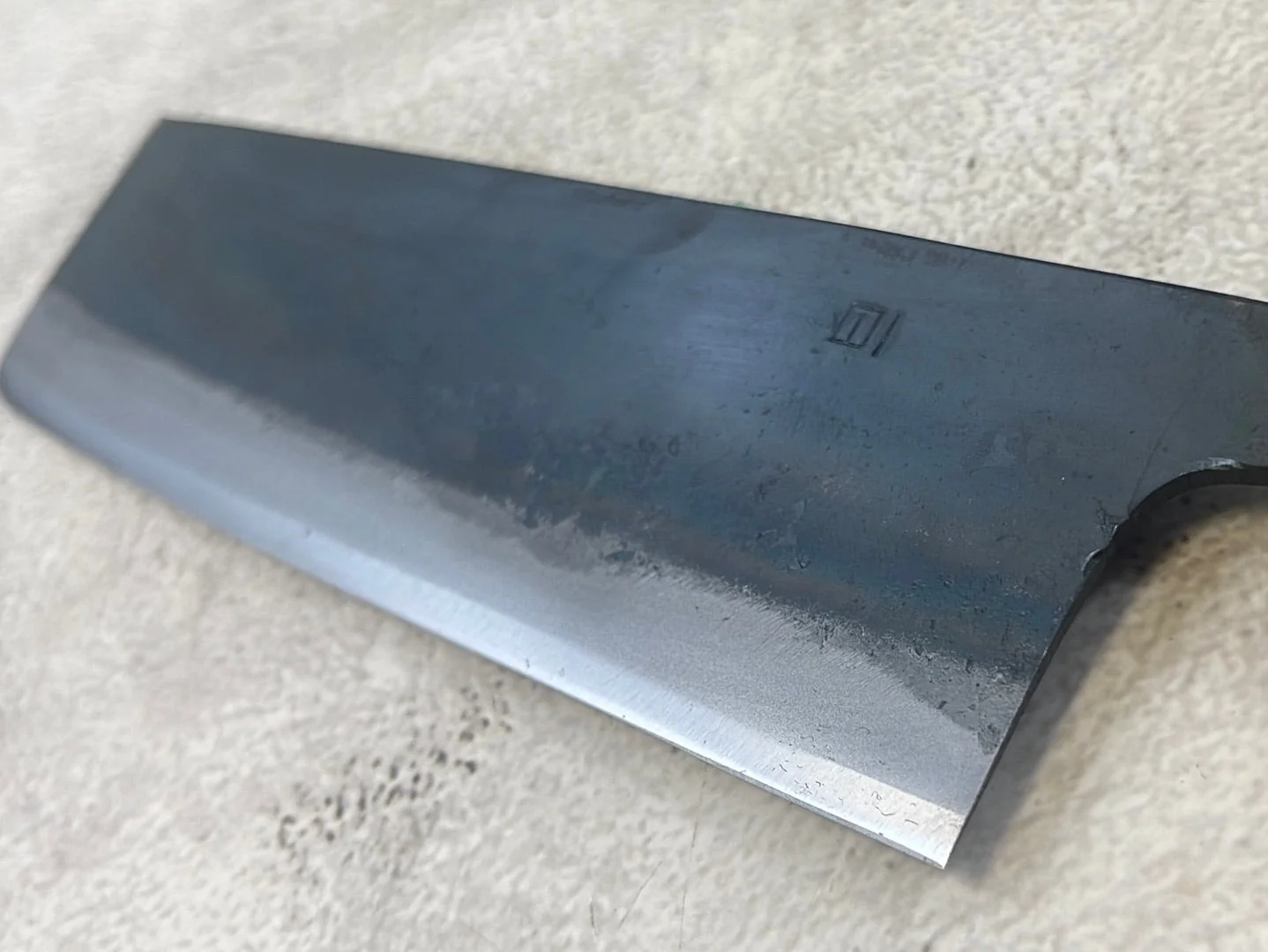 Tsukasa Shiro Kuro 180mm Nakiri - Shirogami Steel - Oak Octagnon Handle - Image 6