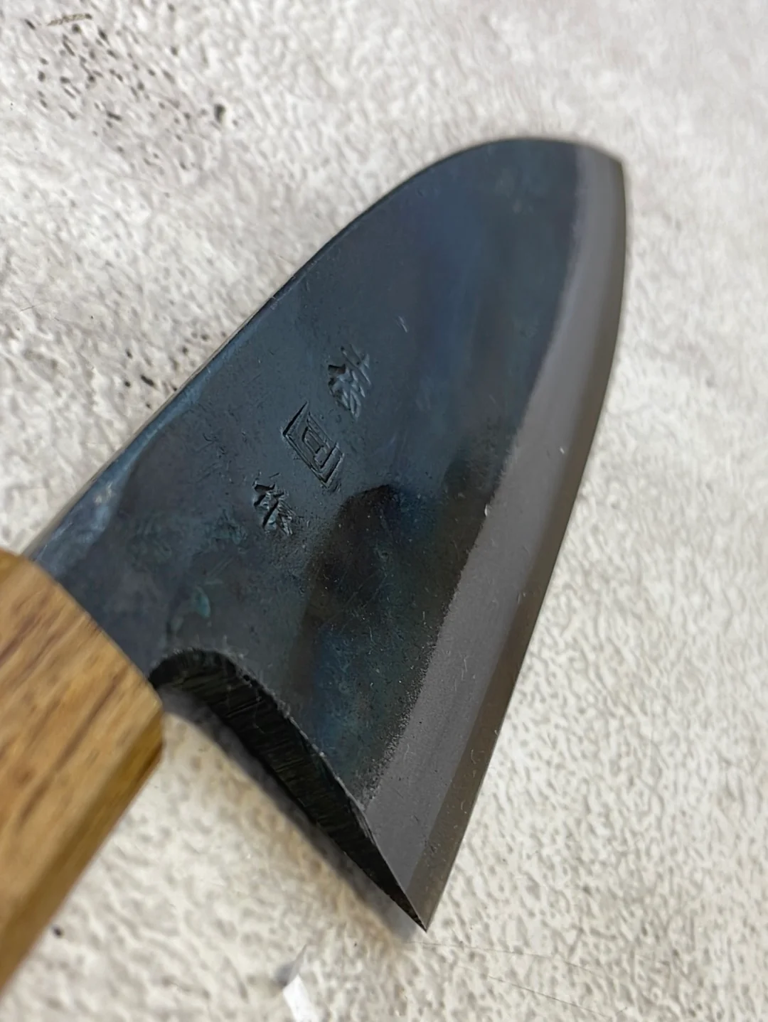 Tsukasa Shiro Kuro 135mm Deba - Shirogami Steel - Oak Octagnon Handle - Image 15