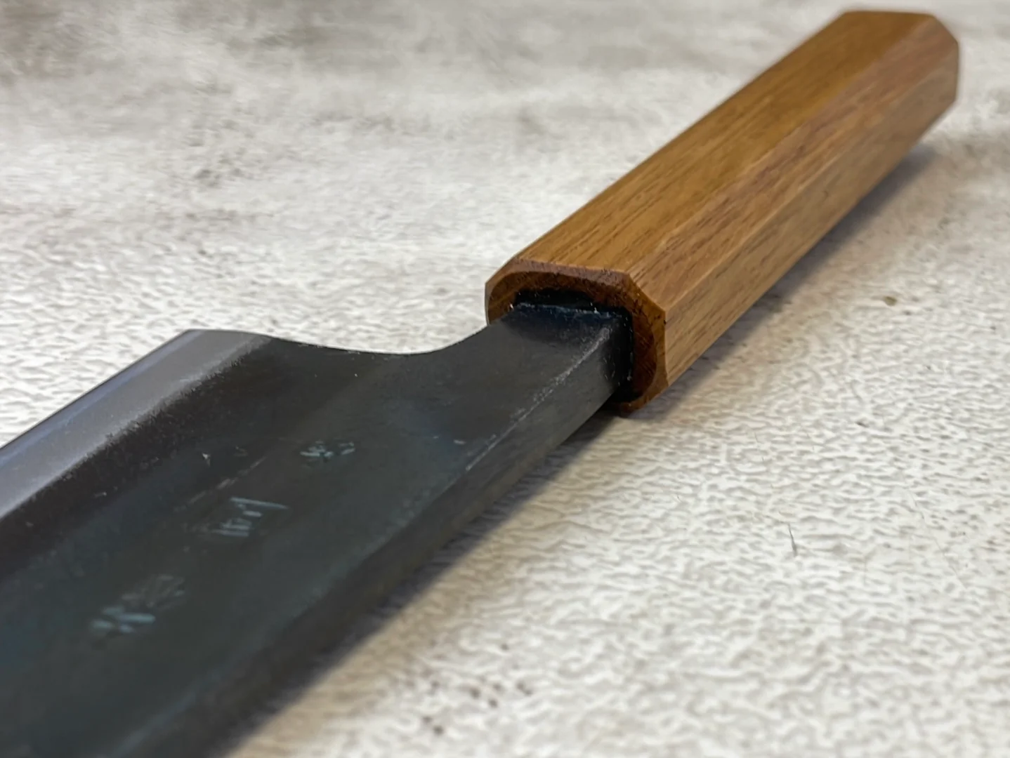 Tsukasa Shiro Kuro 150mm Deba - Shirogami Steel - Oak Octagnon Handle - Image 13