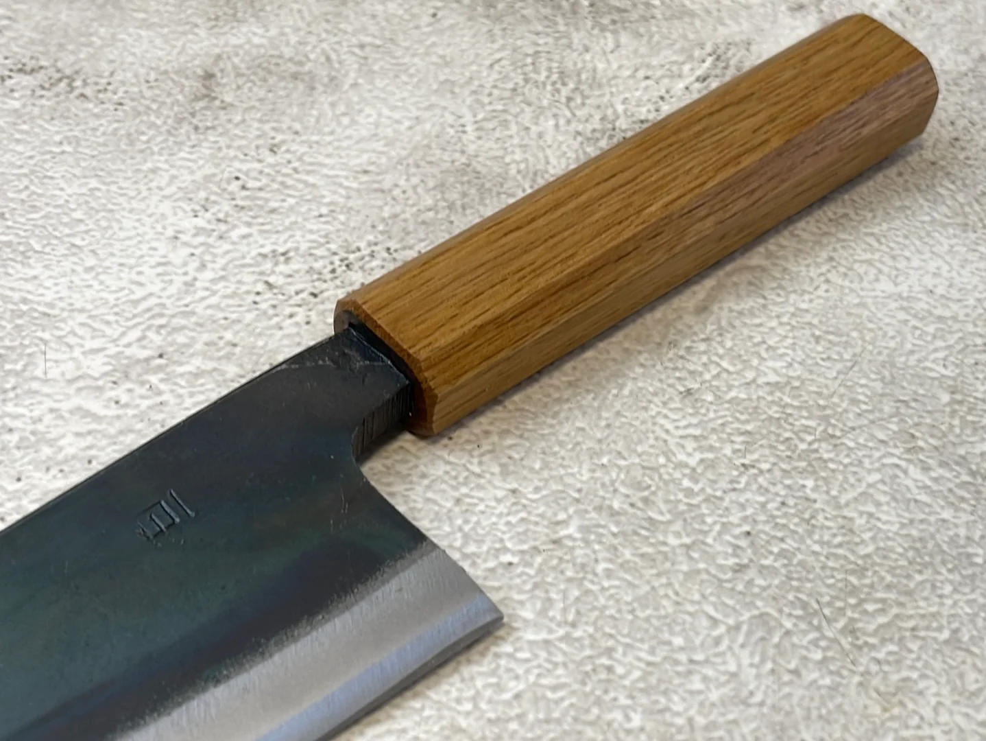 Tsukasa Shiro Kuro 150mm Deba - Shirogami Steel - Oak Octagnon Handle - Image 6