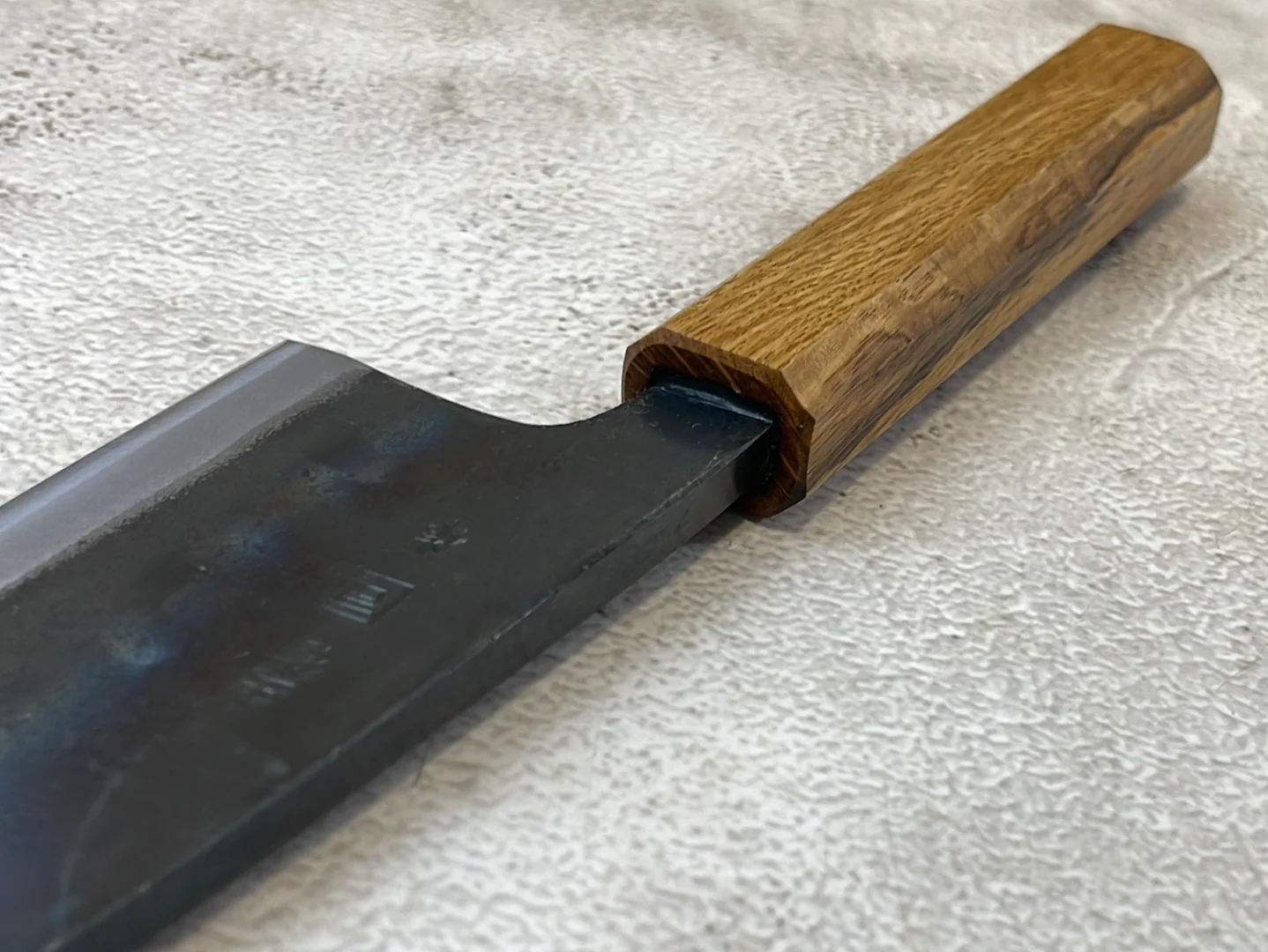 Tsukasa Shiro Kuro 165mm Deba - Shirogami Steel - Oak Octagnon Handle - Image 15