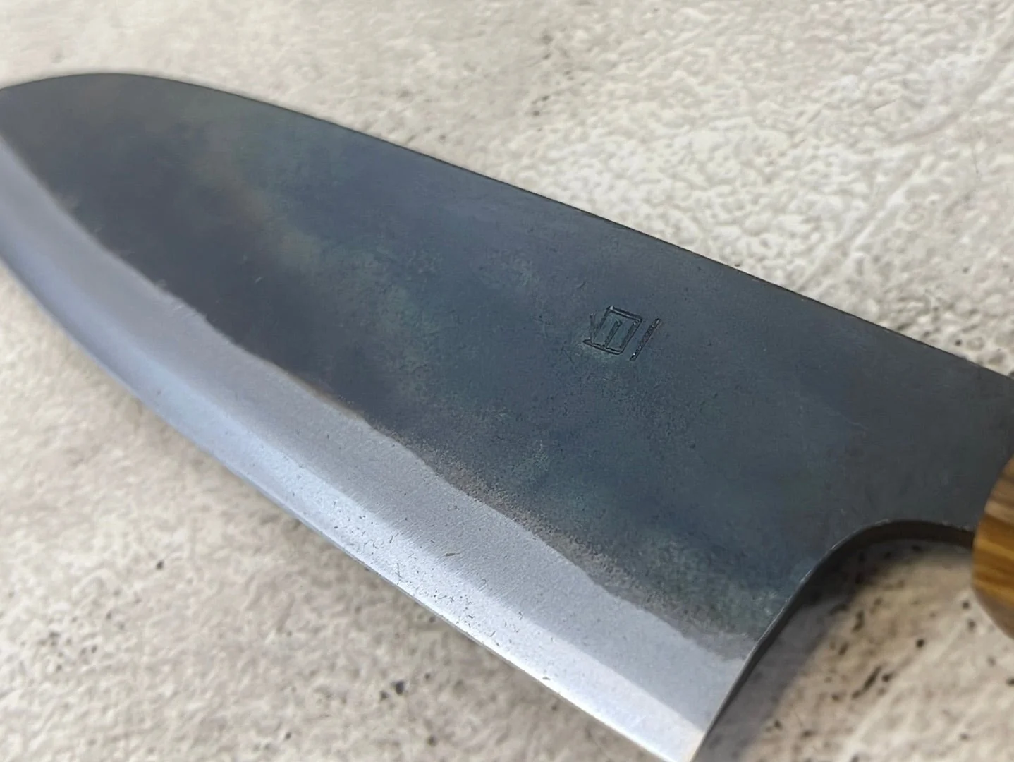 Tsukasa Shiro Kuro 180mm Gyuto- Shirogami Steel - Oak Octagnon Handle - Image 7