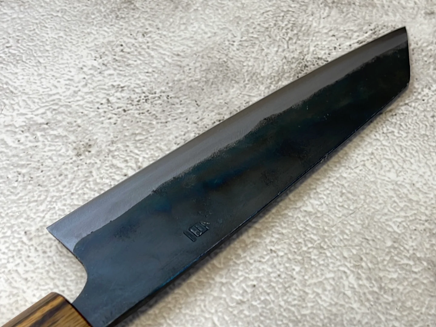 Tsukasa Shiro Kuro 165mm Bunka- Shirogami Steel - Oak Octagnon Handle - Image 7
