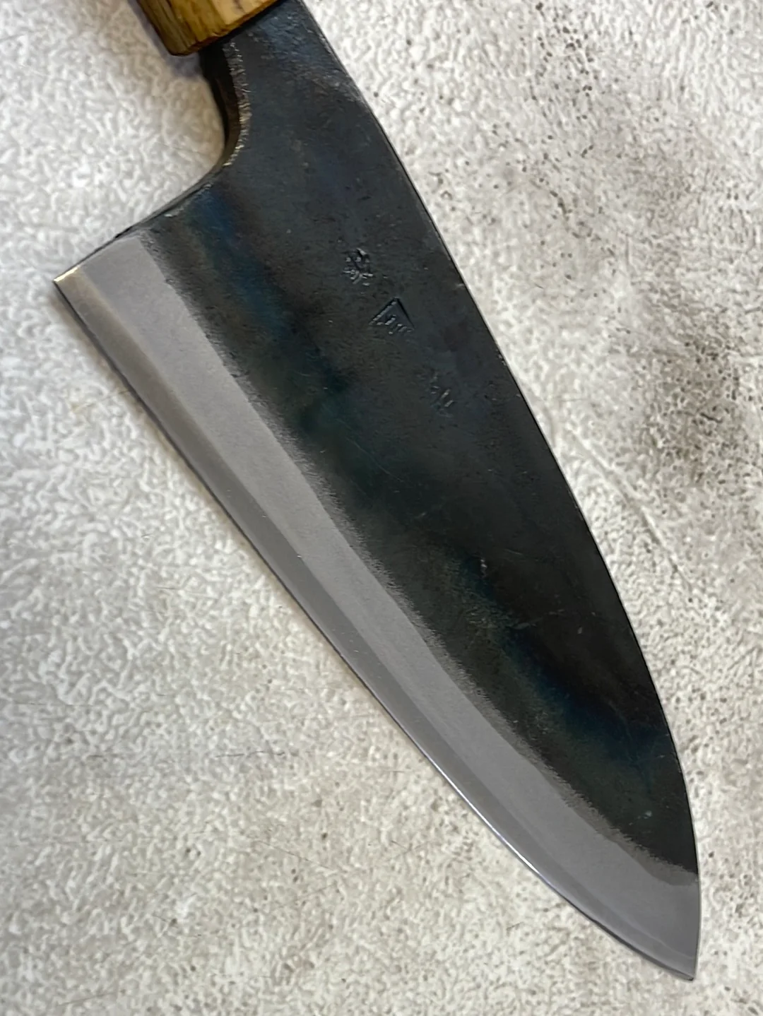 Tsukasa Shiro Kuro 180mm Deba - Shirogami Steel - Oak Octagnon Handle - Image 13