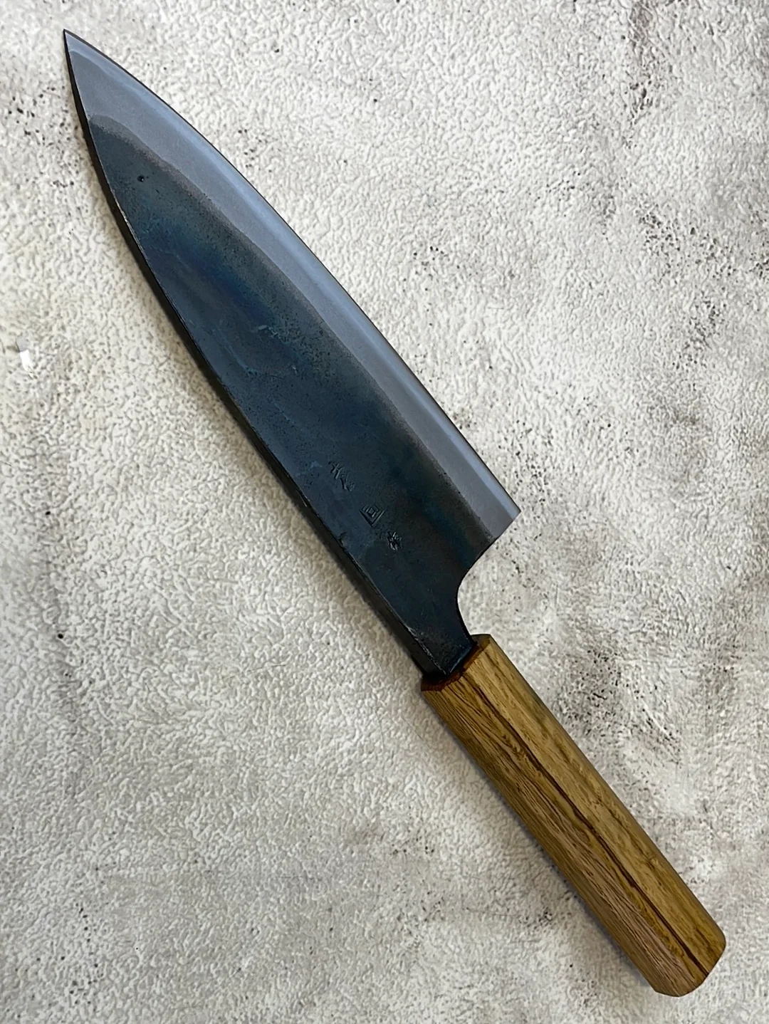 Tsukasa Shiro Kuro 180mm Deba - Shirogami Steel - Oak Octagnon Handle - Image 16