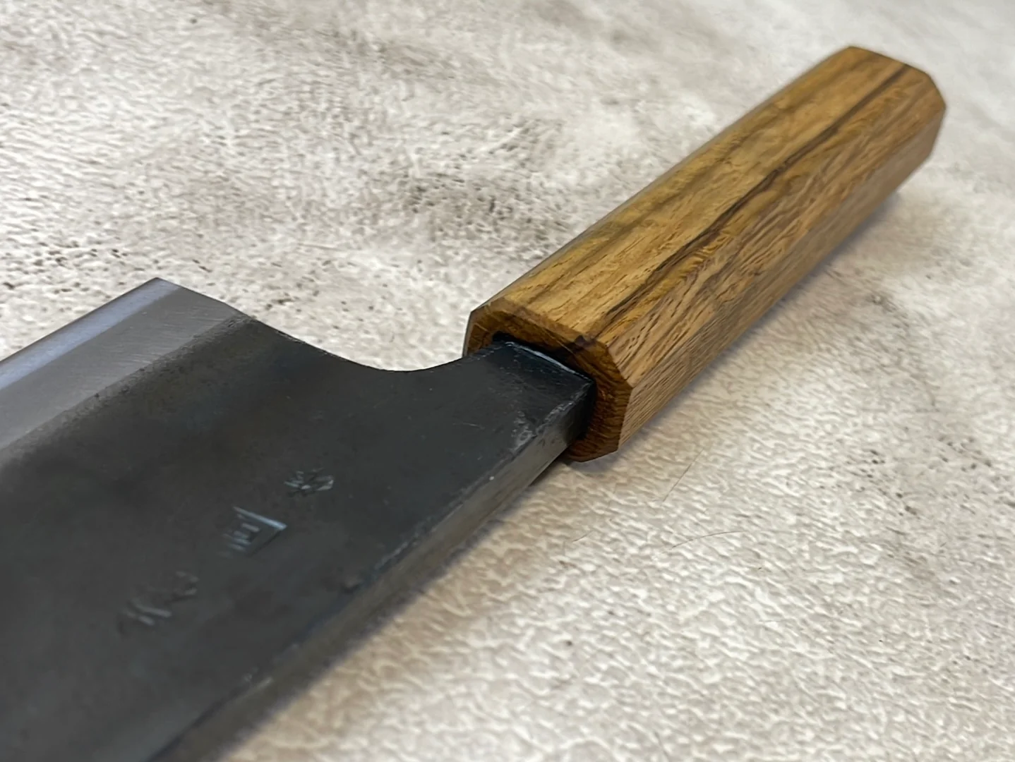 Tsukasa Shiro Kuro 180mm Deba - Shirogami Steel - Oak Octagnon Handle - Image 17