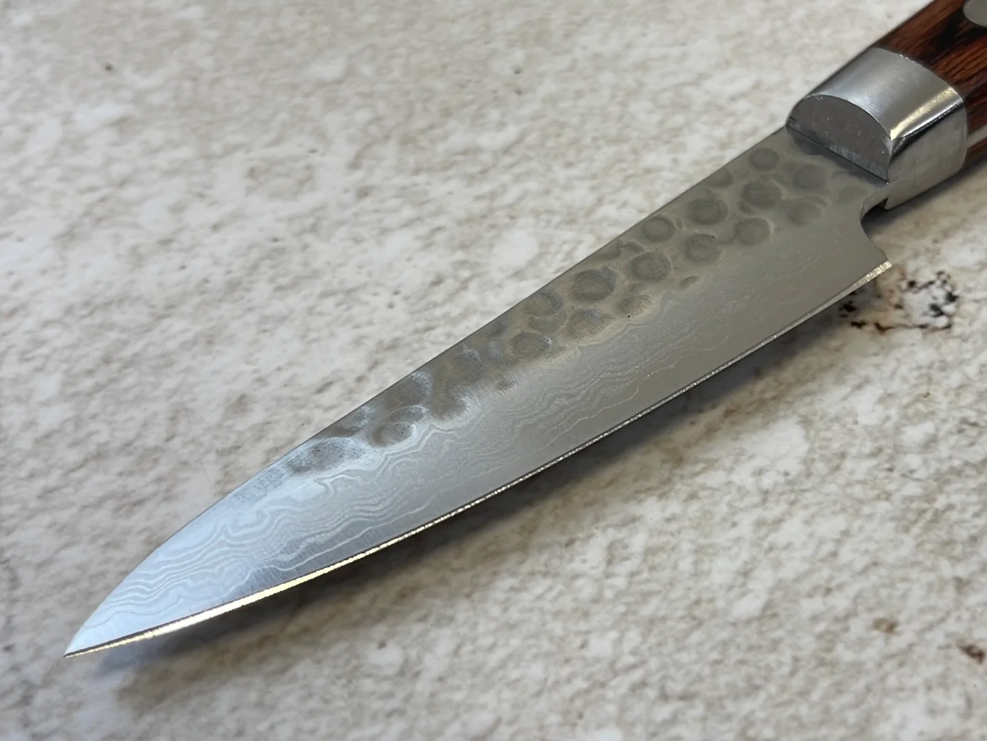 Tsunehisa VG10 Brown Pakka Petty 80mm - Made in Japan 🇯🇵 - Image 10
