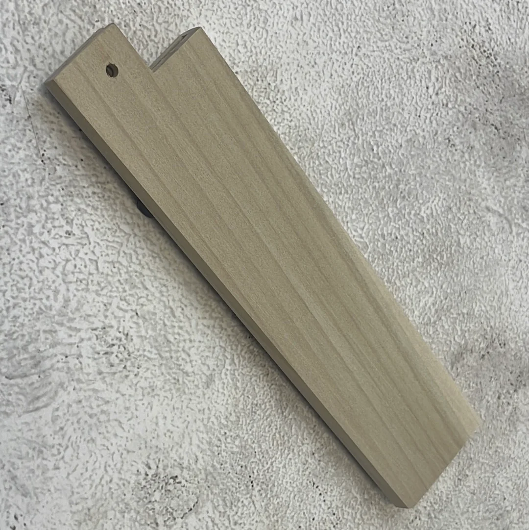 Usuba 165mm Magnolia Saya Sheath with Plywood Pin - Image 5