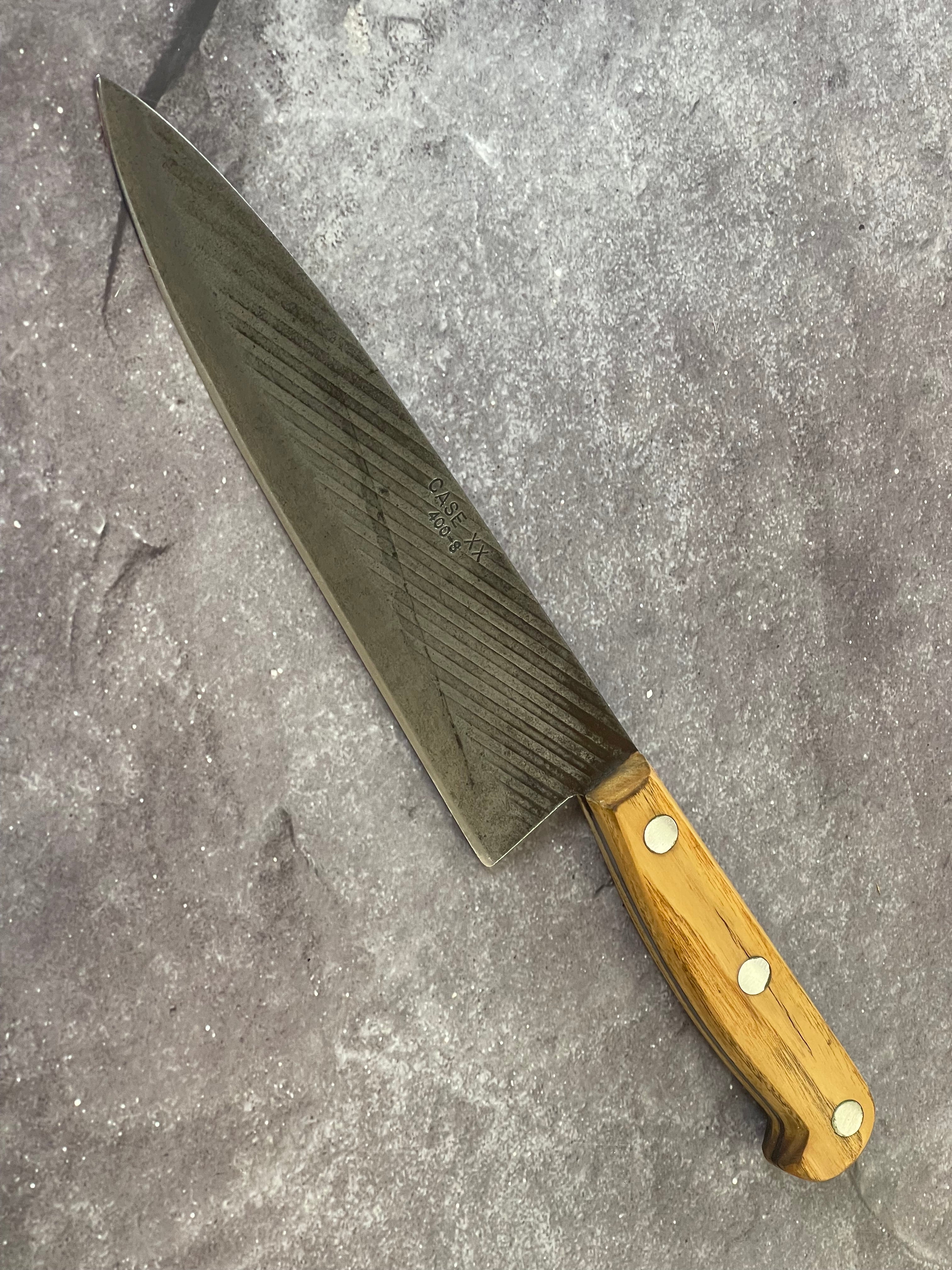 Vintage Case XX Chef Knife 200mm - Carbon Steel Made In USA 🇺🇸 1629 - Image 4