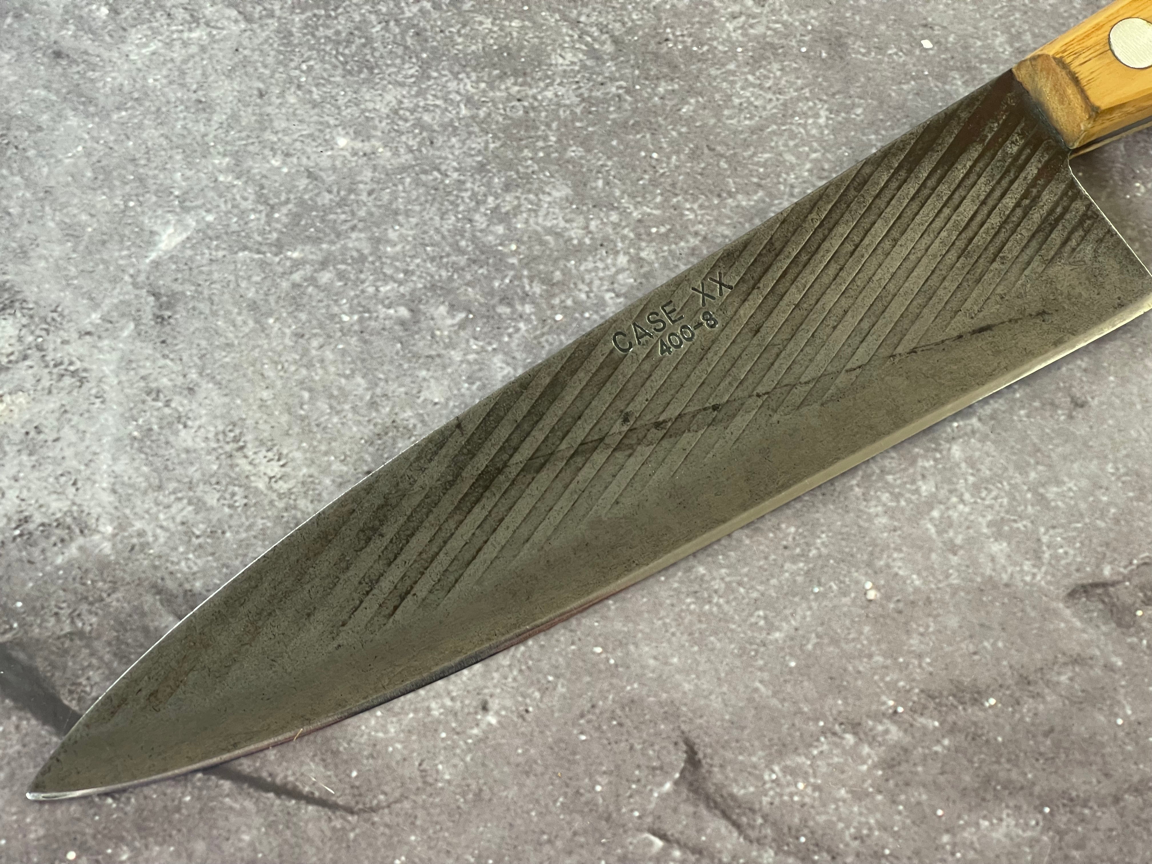 Vintage Case XX Chef Knife 200mm - Carbon Steel Made In USA 🇺🇸 1629 - Image 8