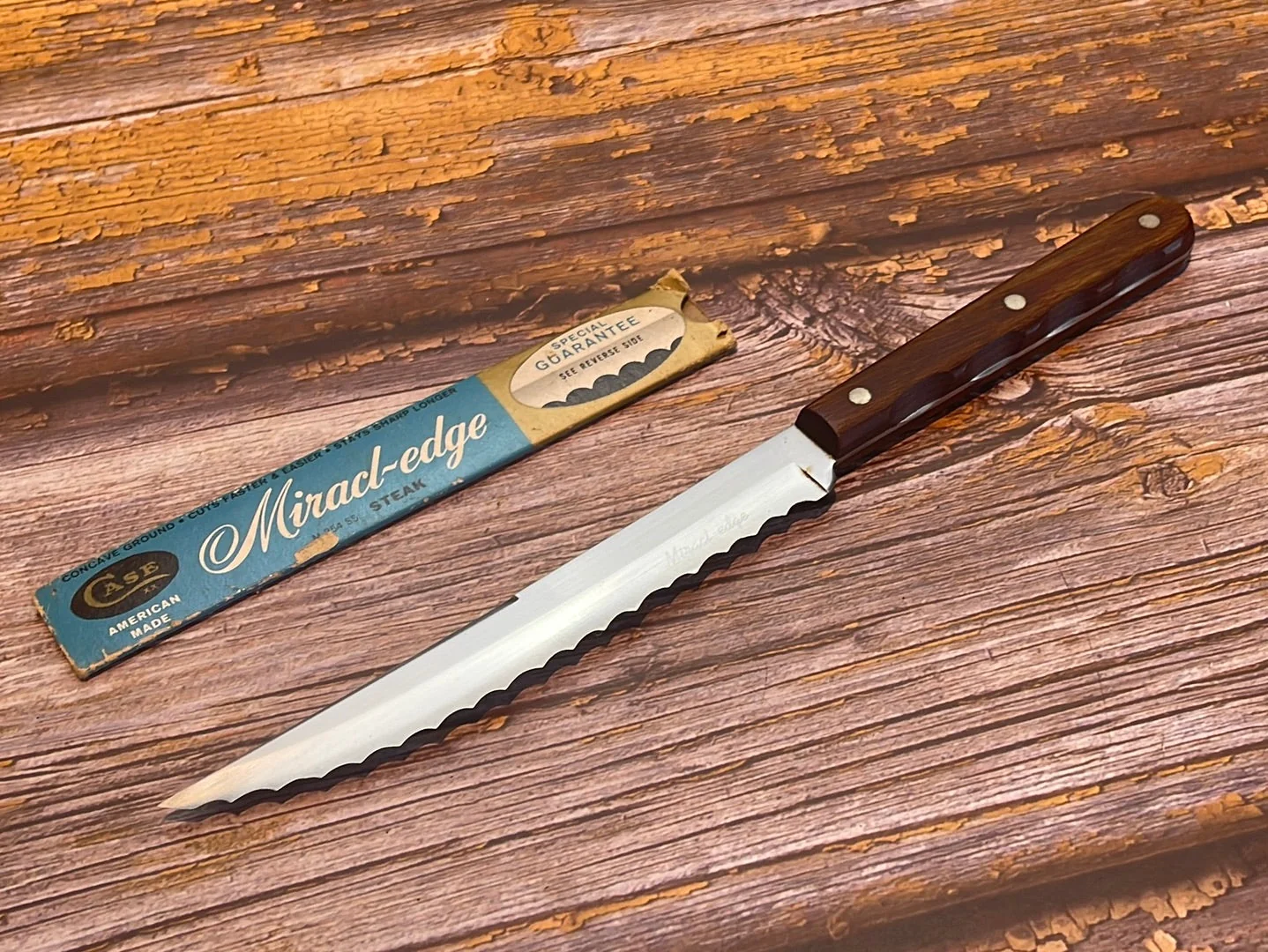 Vintage Case XX Steak Knife 120mm - Stainless STEEL Made In USA 🇺🇸 726