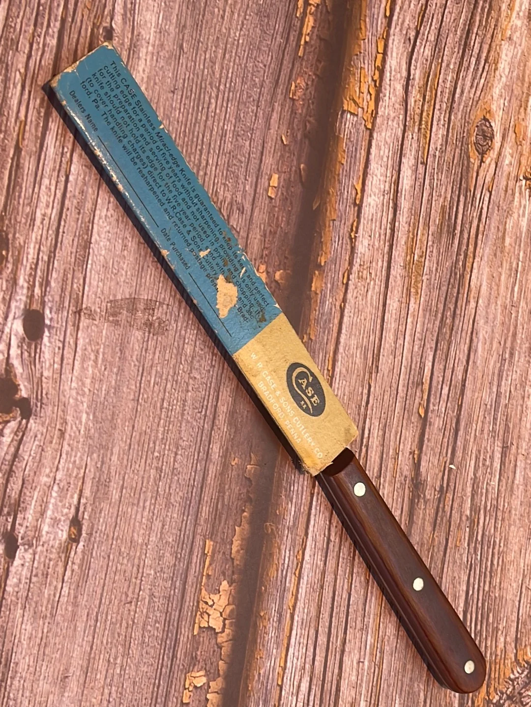 Vintage Case XX Steak Knife 120mm - Stainless STEEL Made In USA 🇺🇸 726 - Image 11