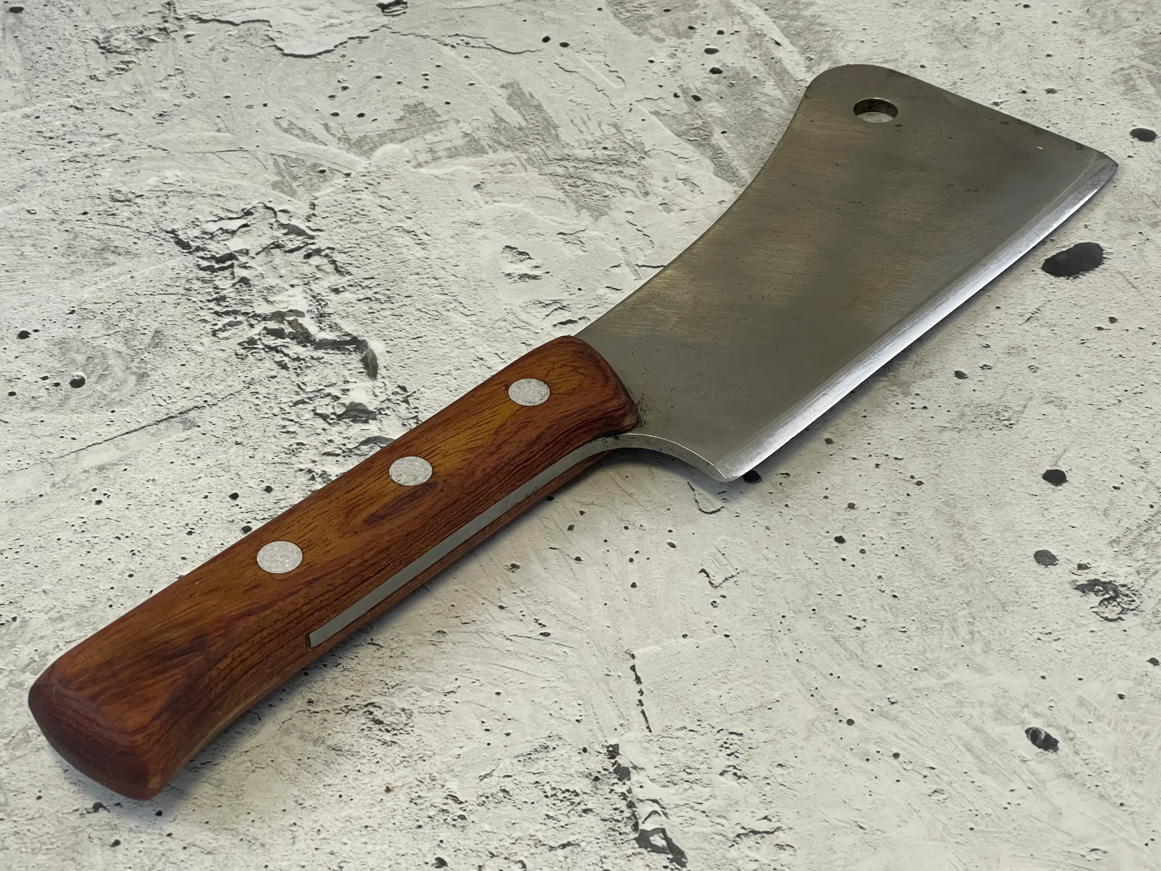Vintage F. Dick Butcher Cleaver Knife 180mm Stainless Steel Blade Made in Germany 🇩🇪 1530 - Image 11
