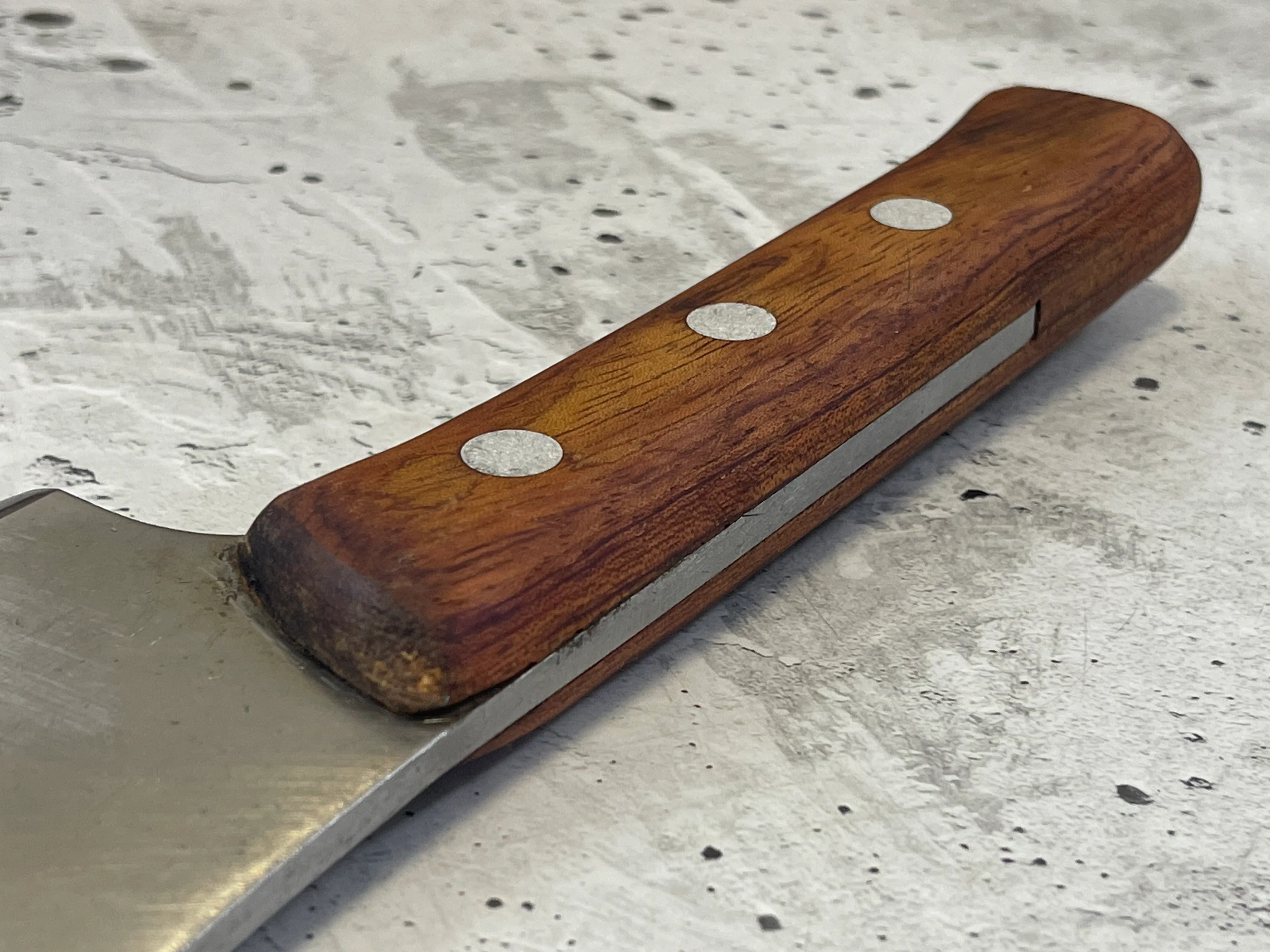 Vintage F. Dick Butcher Cleaver Knife 180mm Stainless Steel Blade Made in Germany 🇩🇪 1530 - Image 12