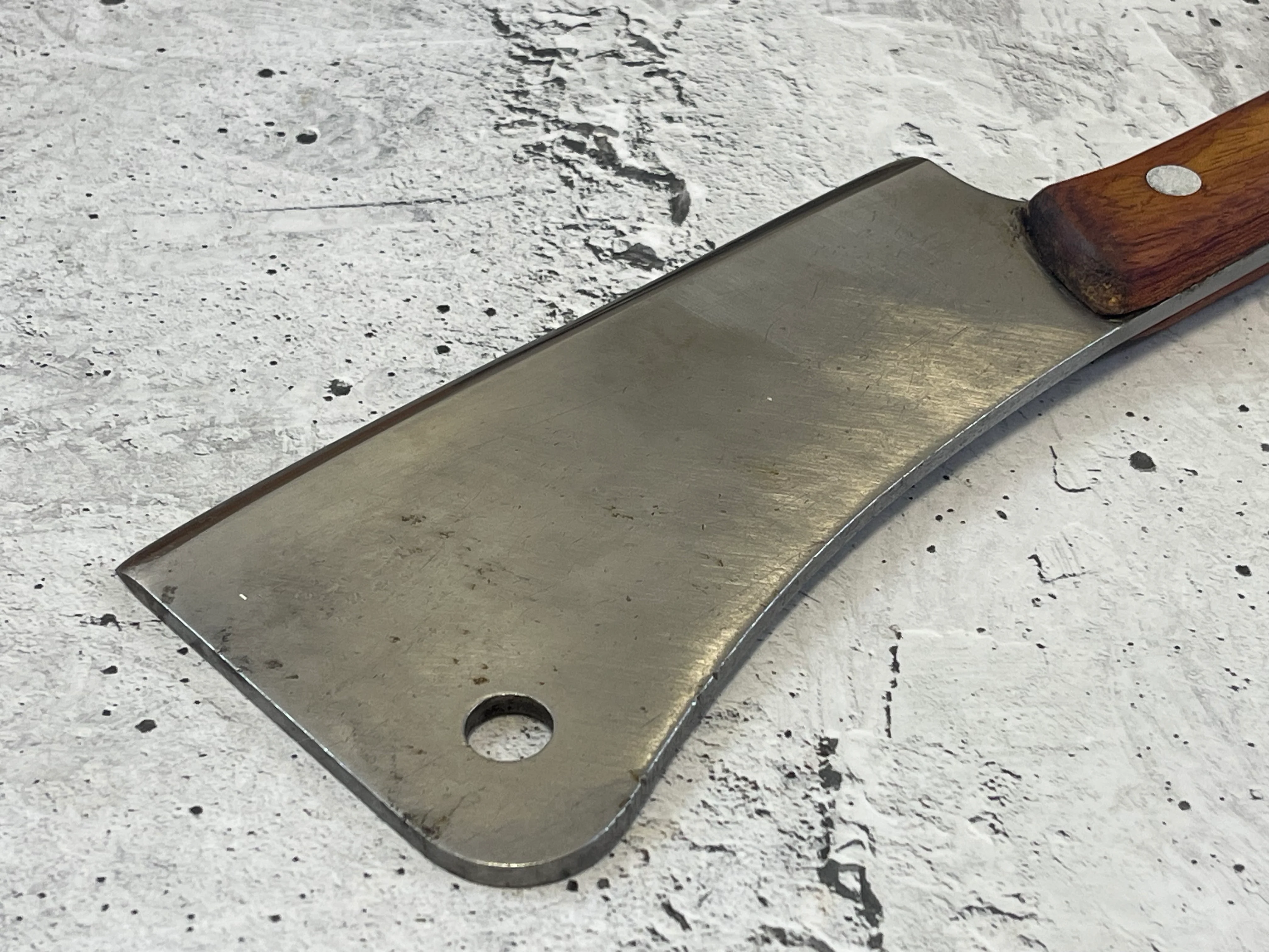 Vintage F. Dick Butcher Cleaver Knife 180mm Stainless Steel Blade Made in Germany 🇩🇪 1530 - Image 13