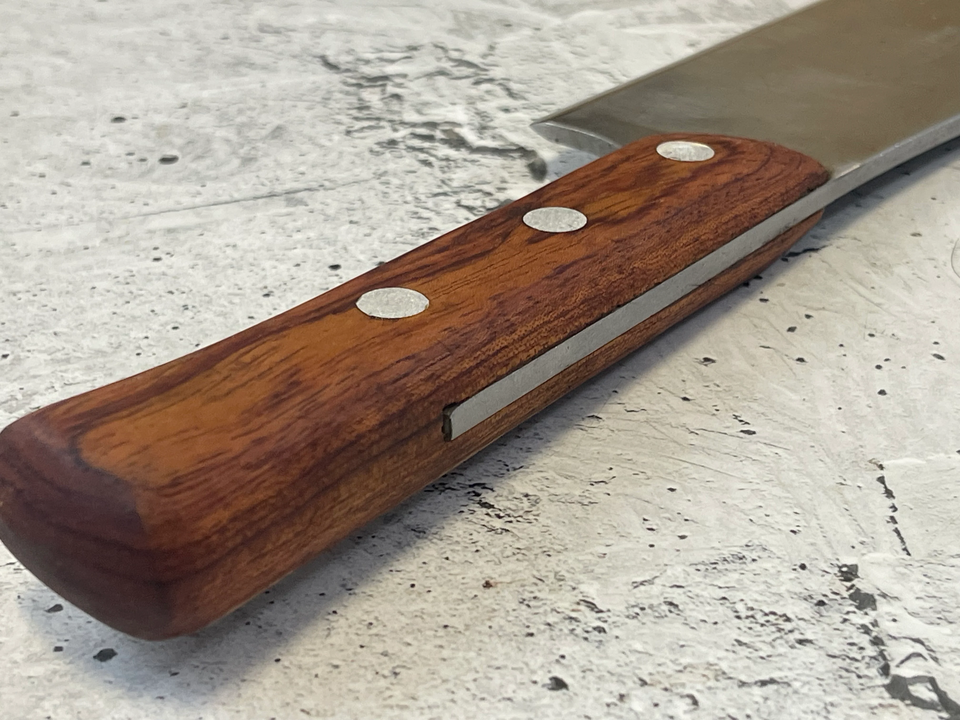 Vintage F. Dick Butcher Cleaver Knife 180mm Stainless Steel Blade Made in Germany 🇩🇪 1530 - Image 7