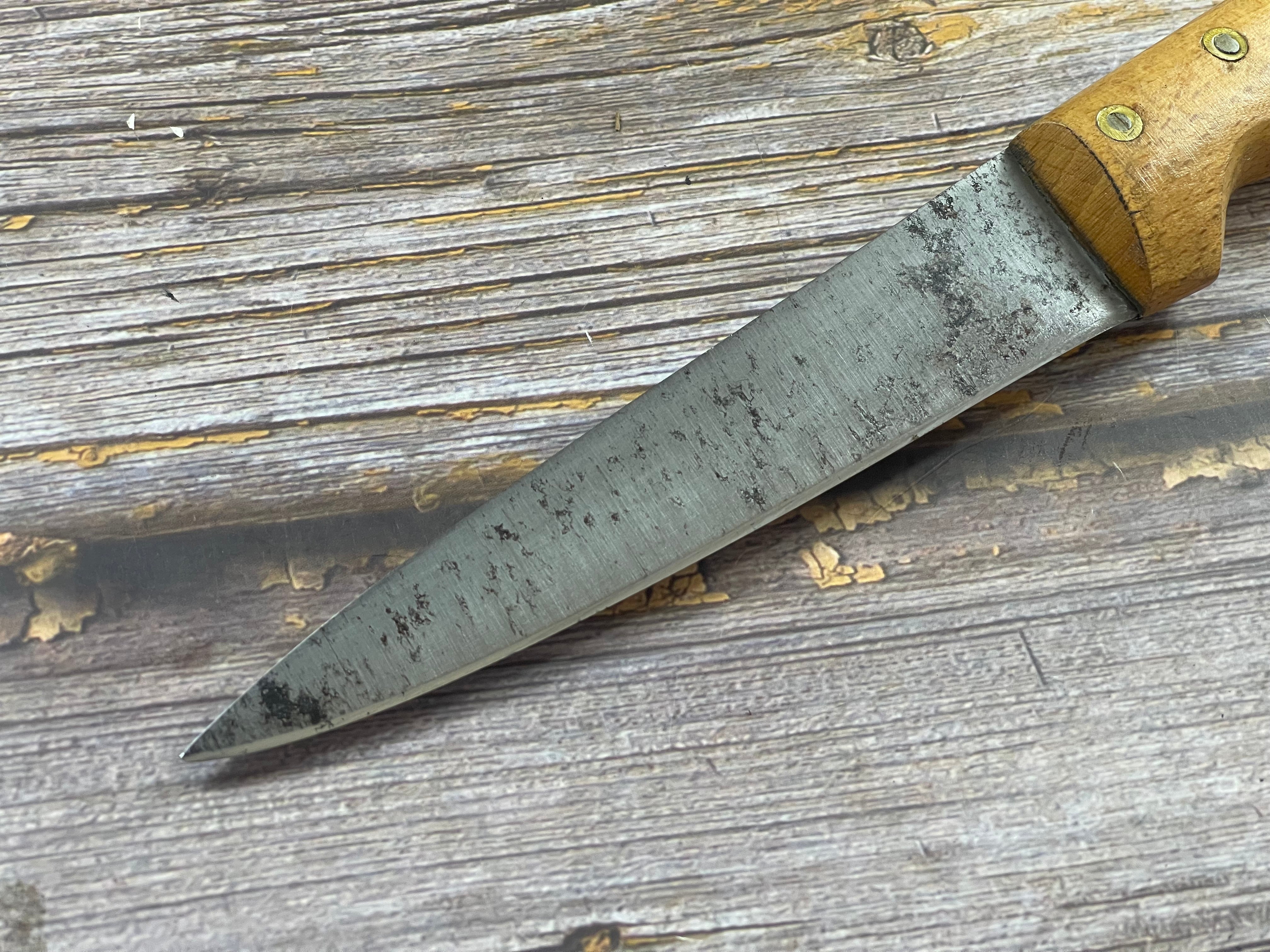 Vintage French Butcher Knife Set 4x Made in France 🇫🇷 1959 - Image 19