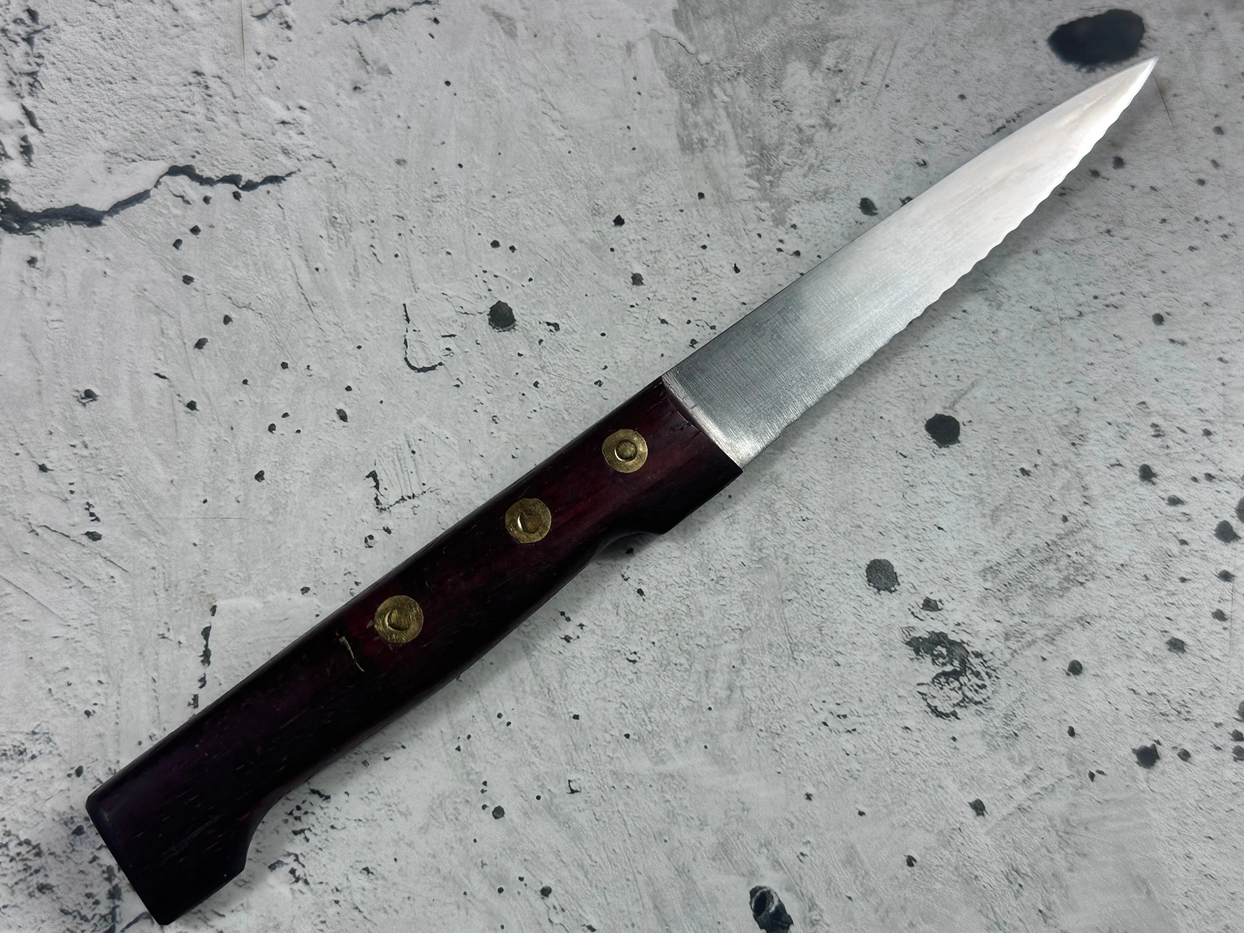 Vintage French Paring Knife Set 4x High Carbon Steel France 2020 - Image 12