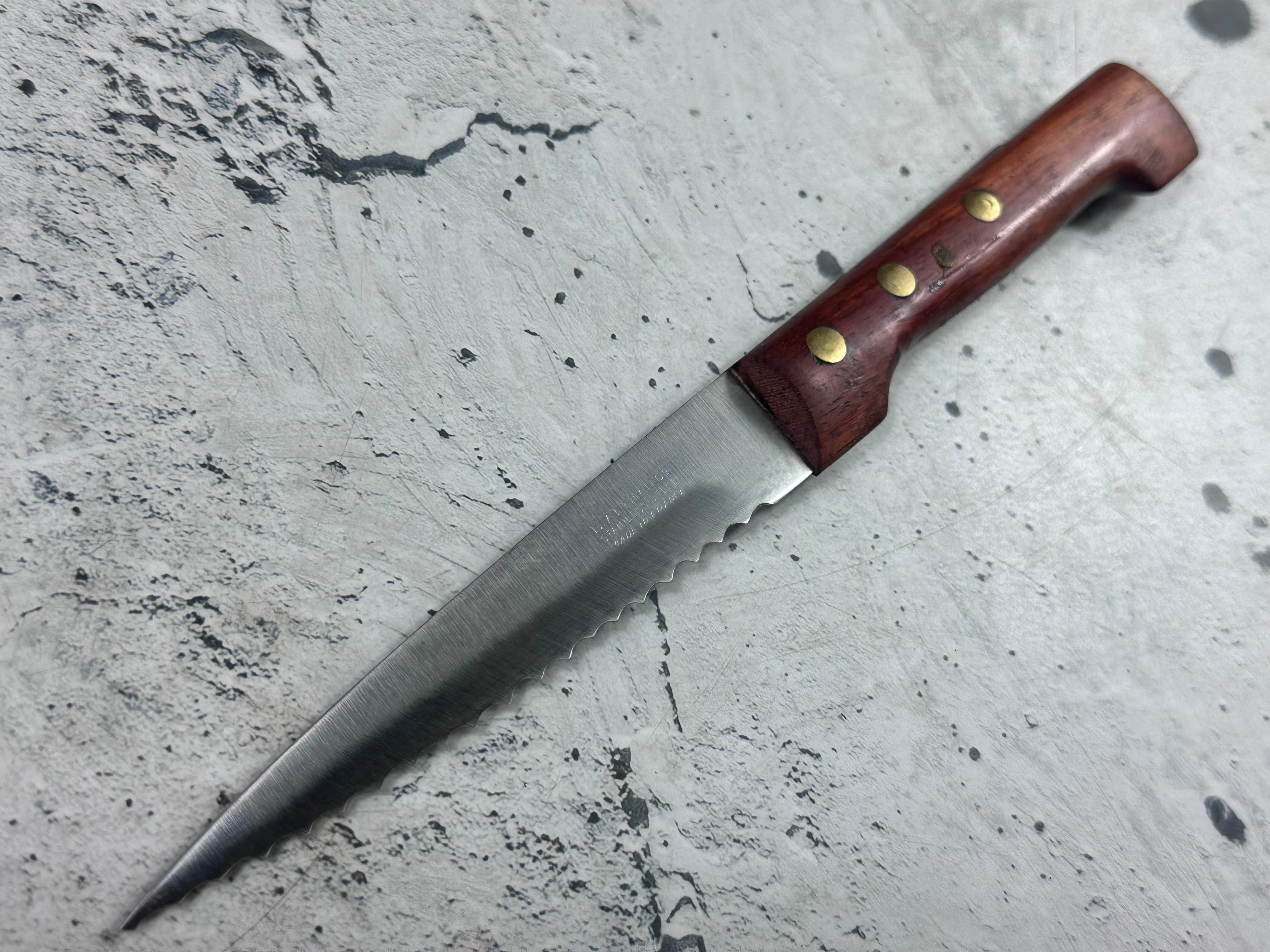 Vintage French Paring Knife Set 4x High Carbon Steel France 2020 - Image 5