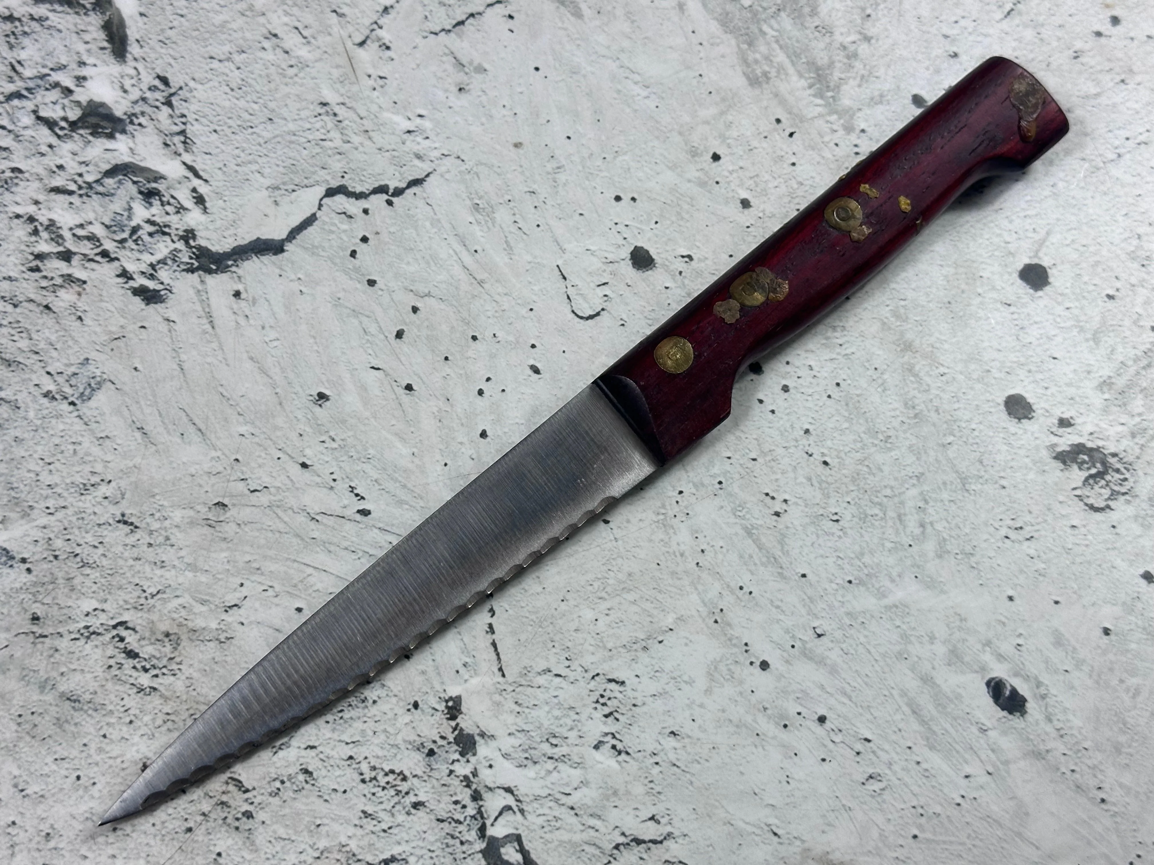 Vintage French Paring Knife Set 4x High Carbon Steel France 2020 - Image 8