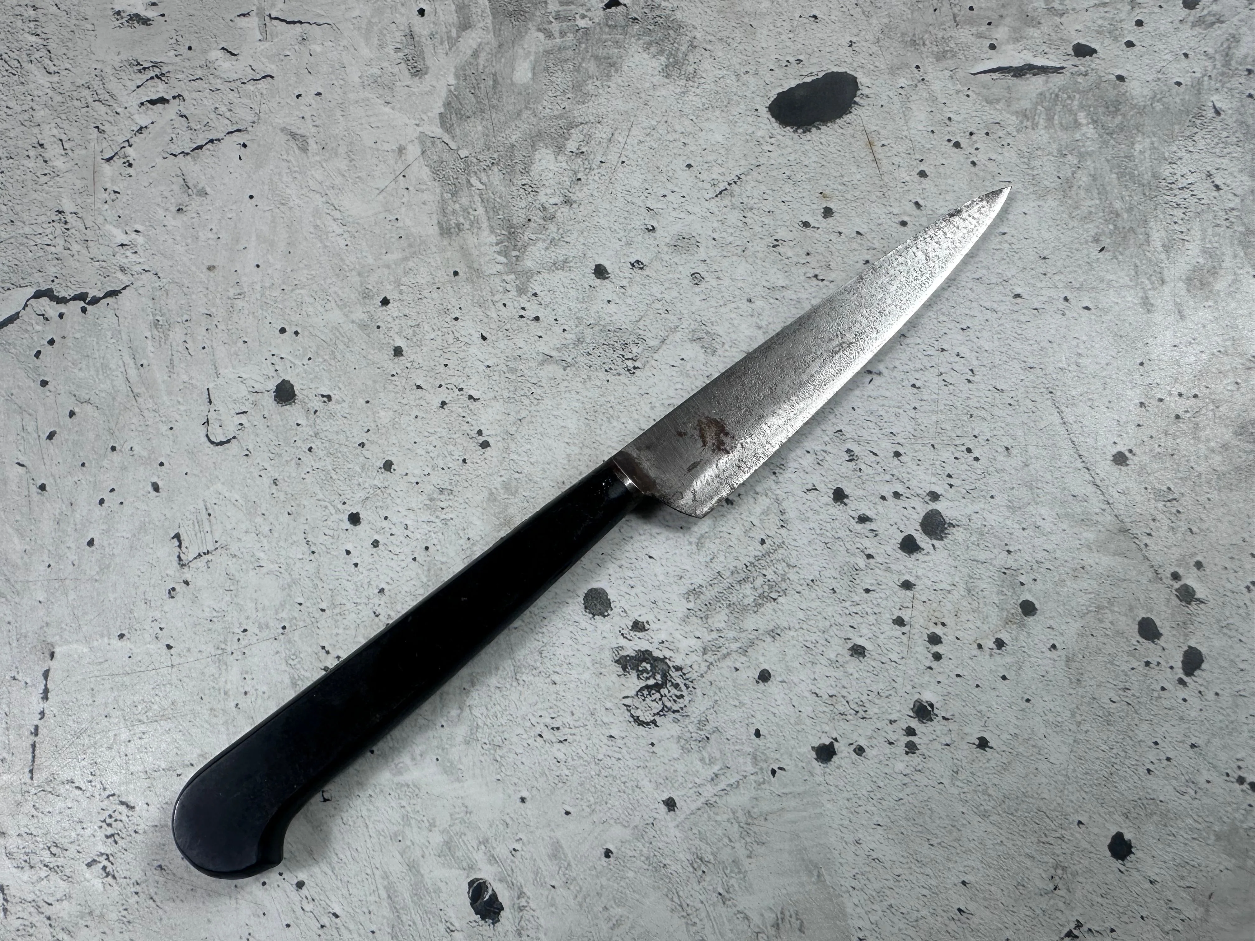 Vintage French Paring Knife Set High Carbon Steel France 2055 - Image 3