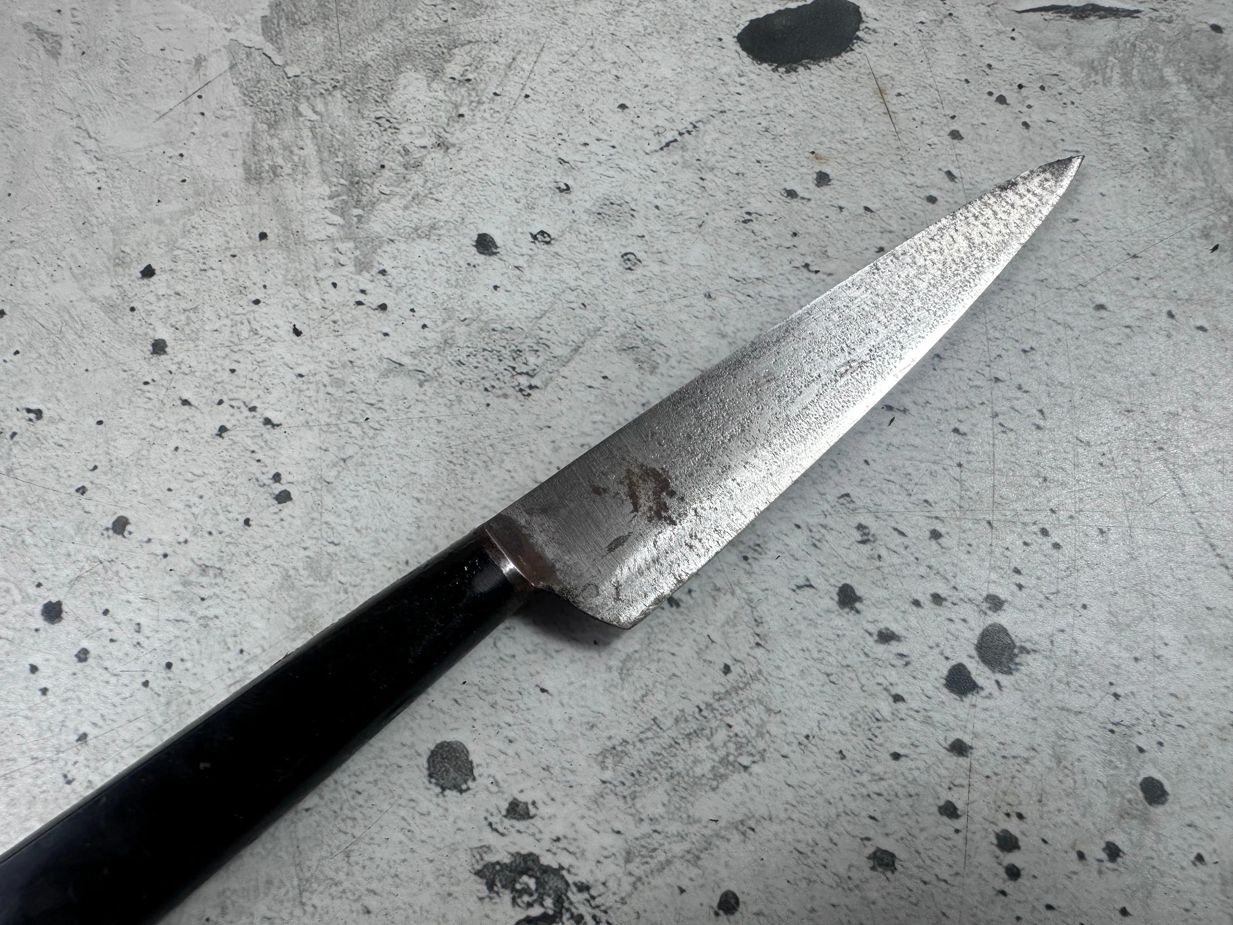 Vintage French Paring Knife Set High Carbon Steel France 2055 - Image 4