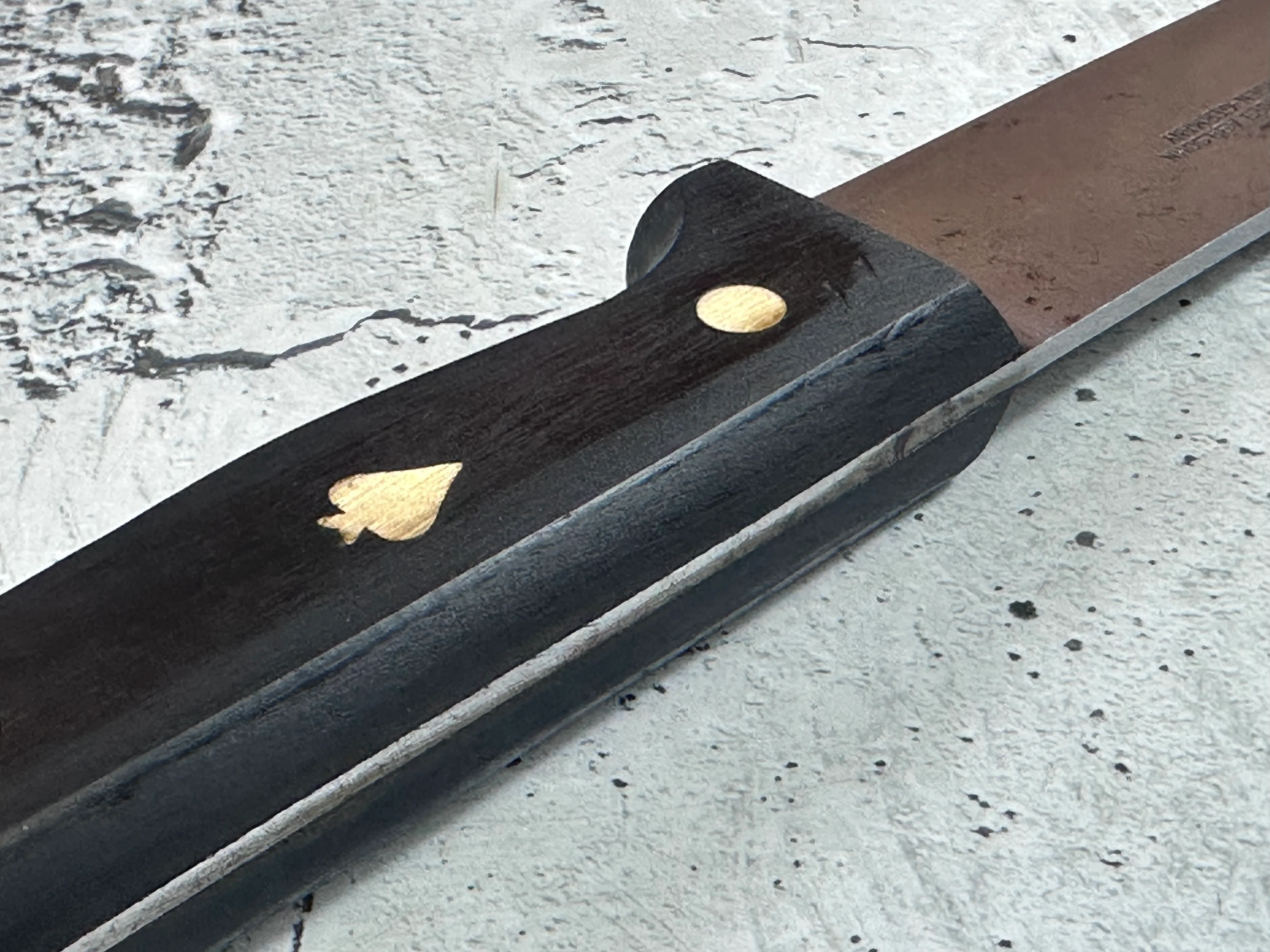 Vintage Friedr. Herder Abr. Sohn Butcher Knife 240mm 2024 - Image 10