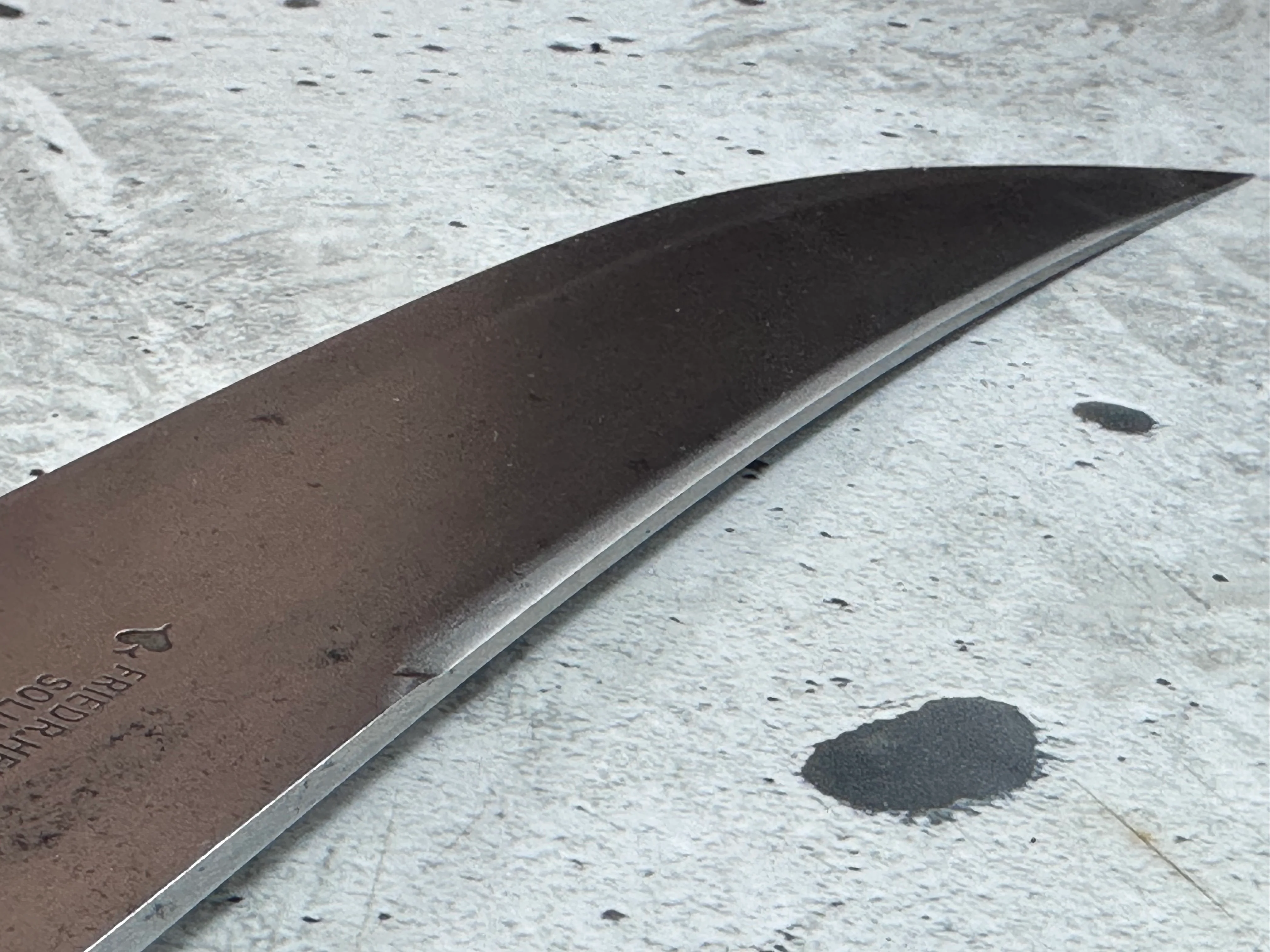 Vintage Friedr. Herder Abr. Sohn Butcher Knife 240mm 2024 - Image 14