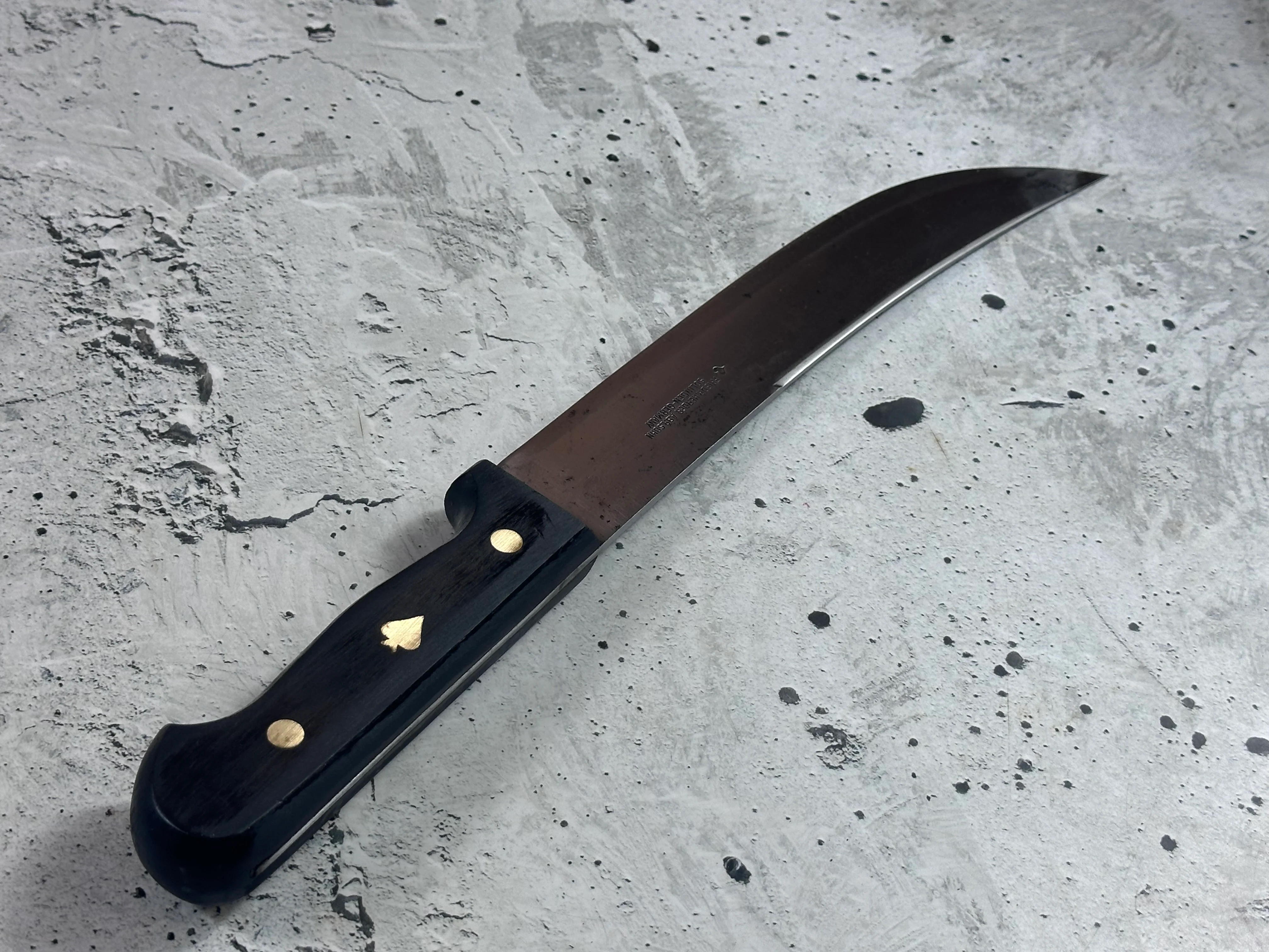 Vintage Friedr. Herder Abr. Sohn Butcher Knife 240mm 2024 - Image 6