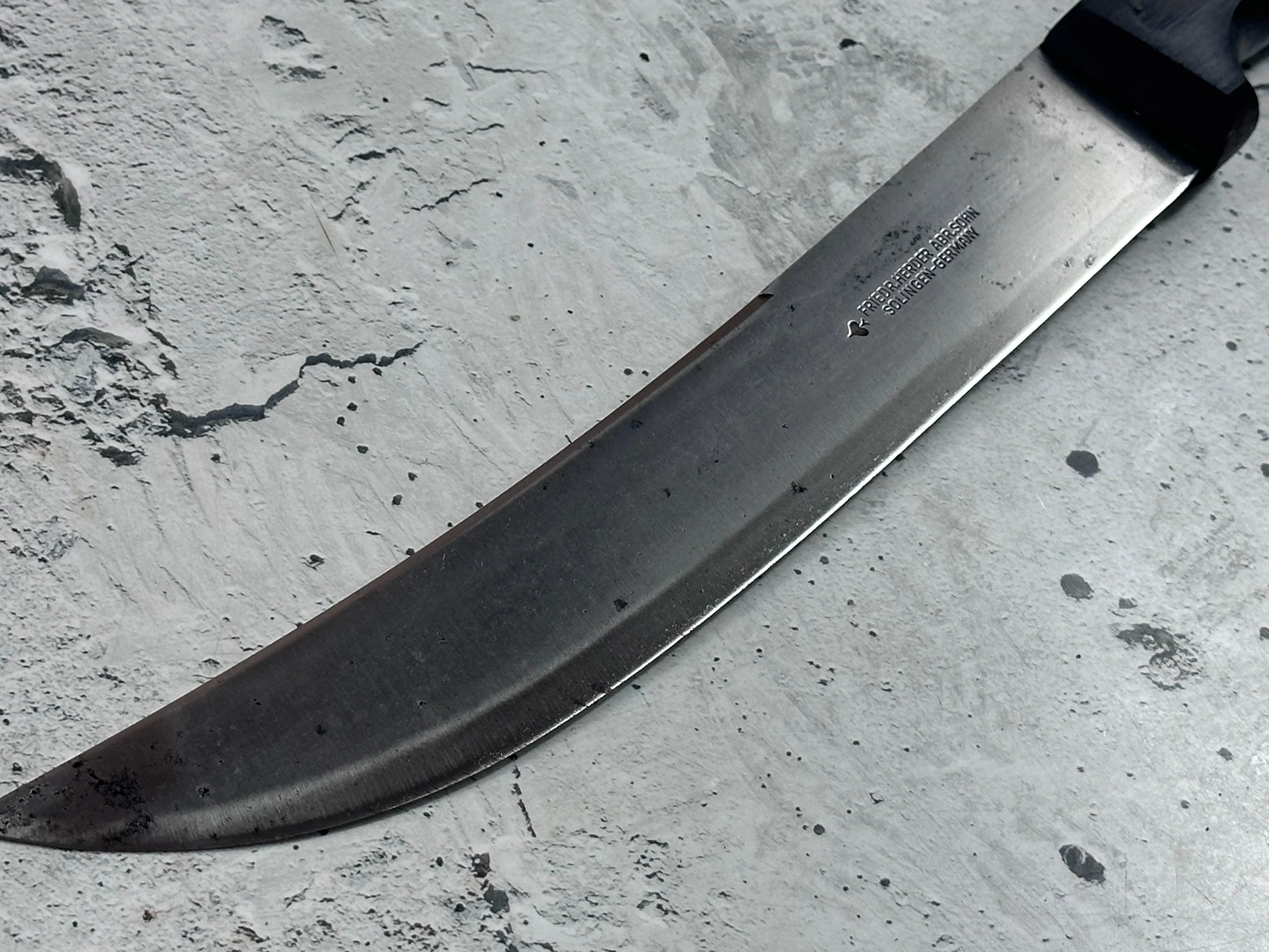 Vintage Friedr. Herder Abr. Sohn Butcher Knife 240mm 2024 - Image 8