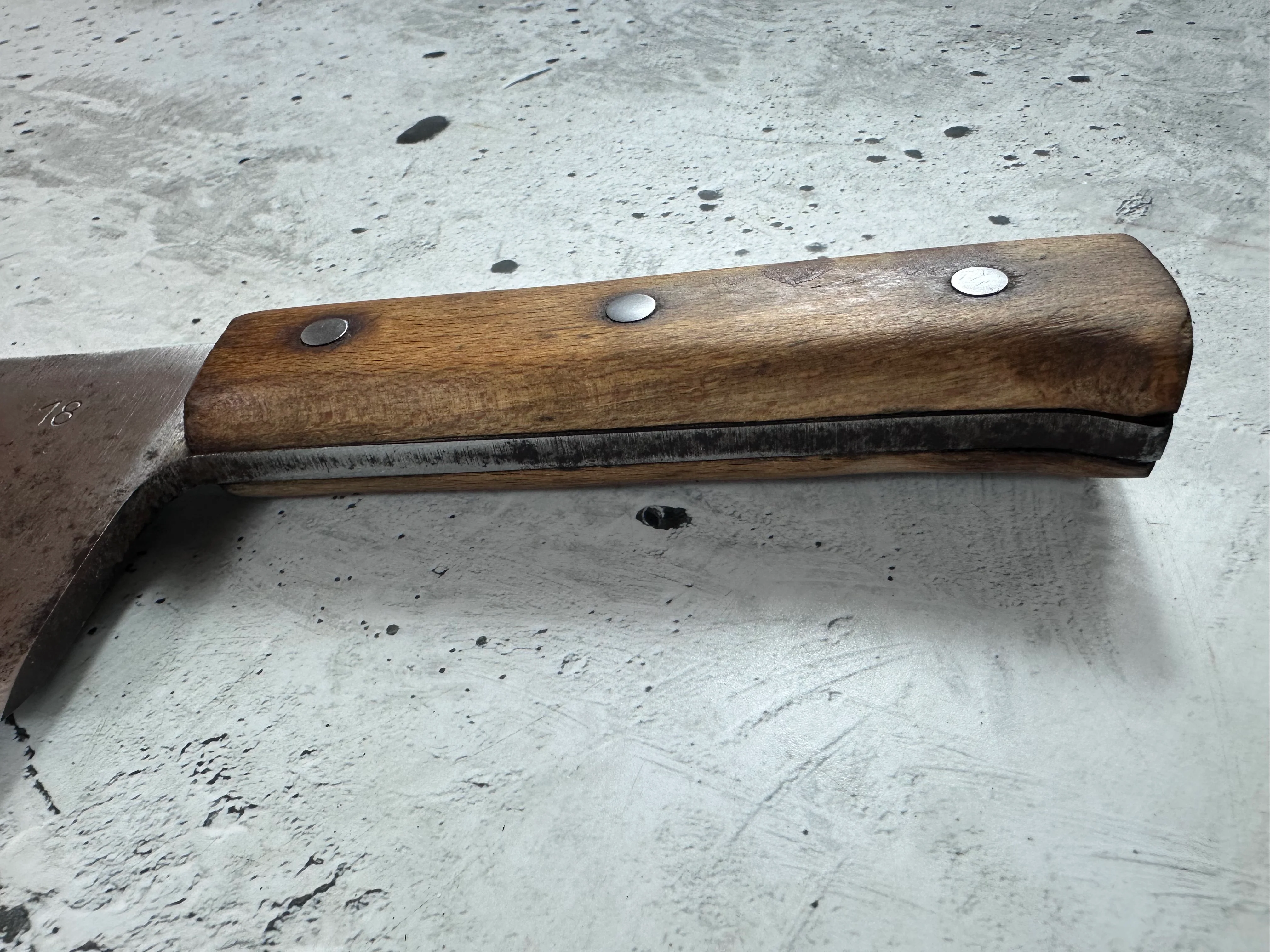 Vintage Gustav Emil Ern Cleaver Knife 180mm 2023 - Image 10