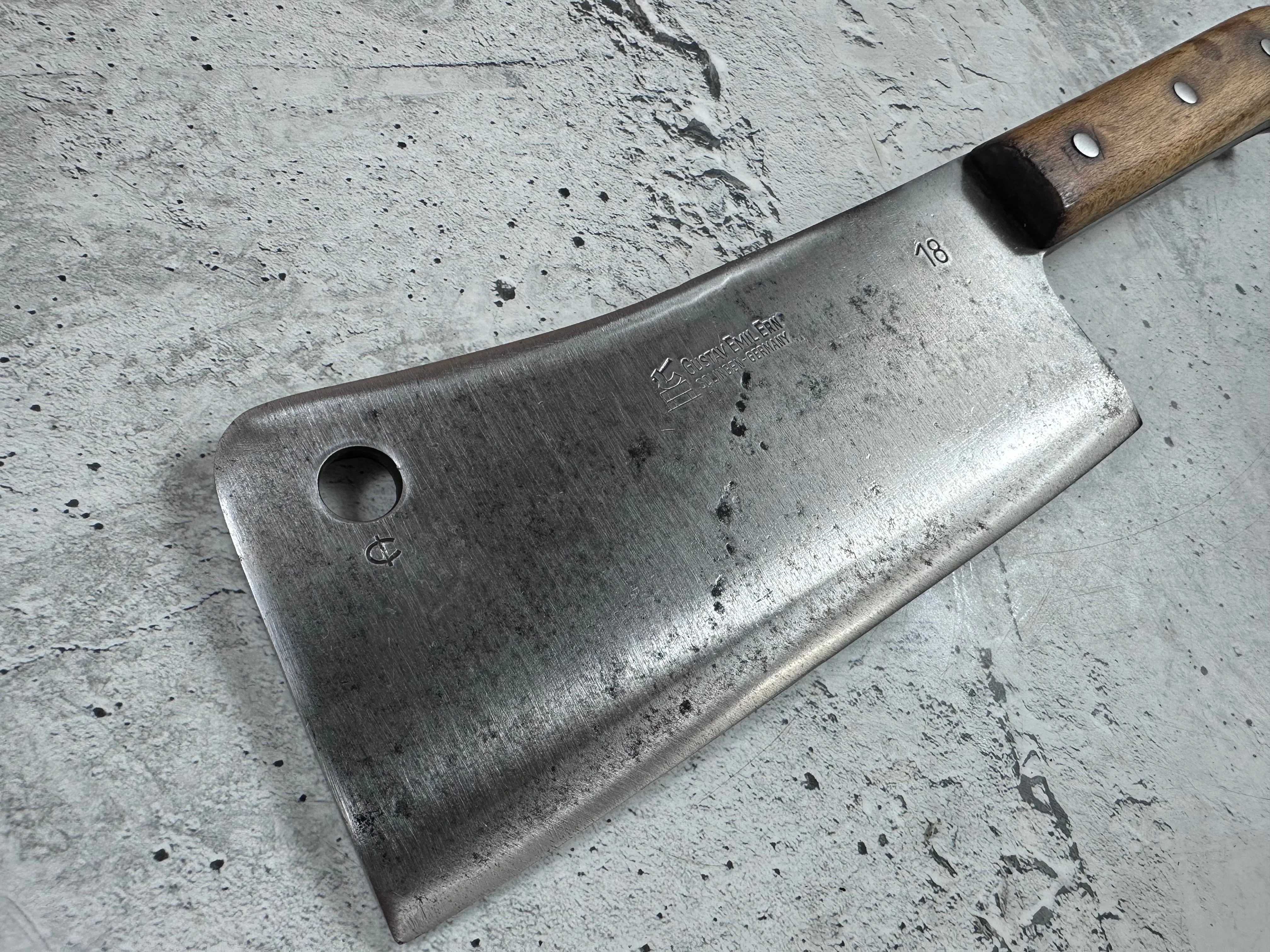Vintage Gustav Emil Ern Cleaver Knife 180mm 2023 - Image 3
