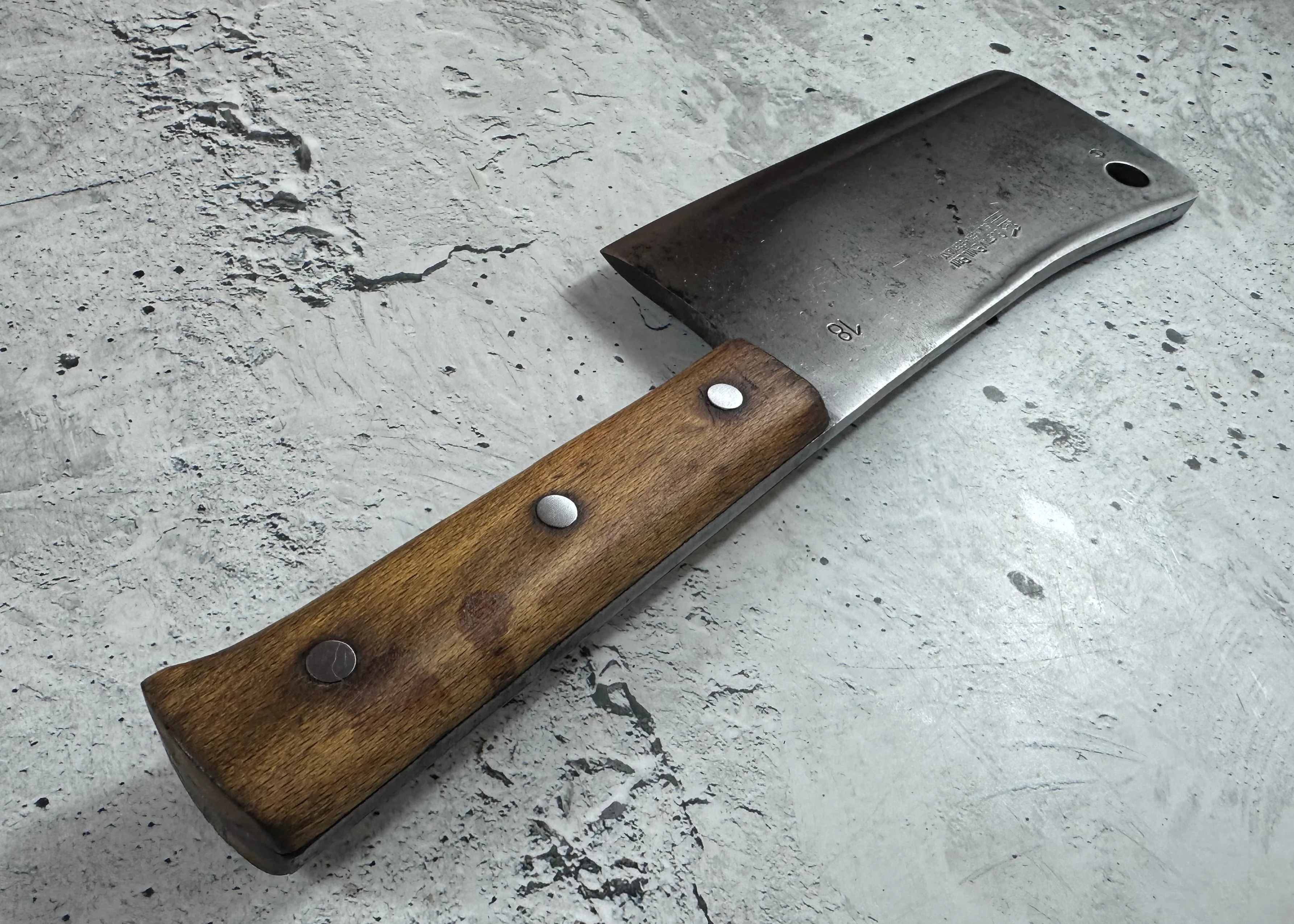 Vintage Gustav Emil Ern Cleaver Knife 180mm 2023 - Image 8