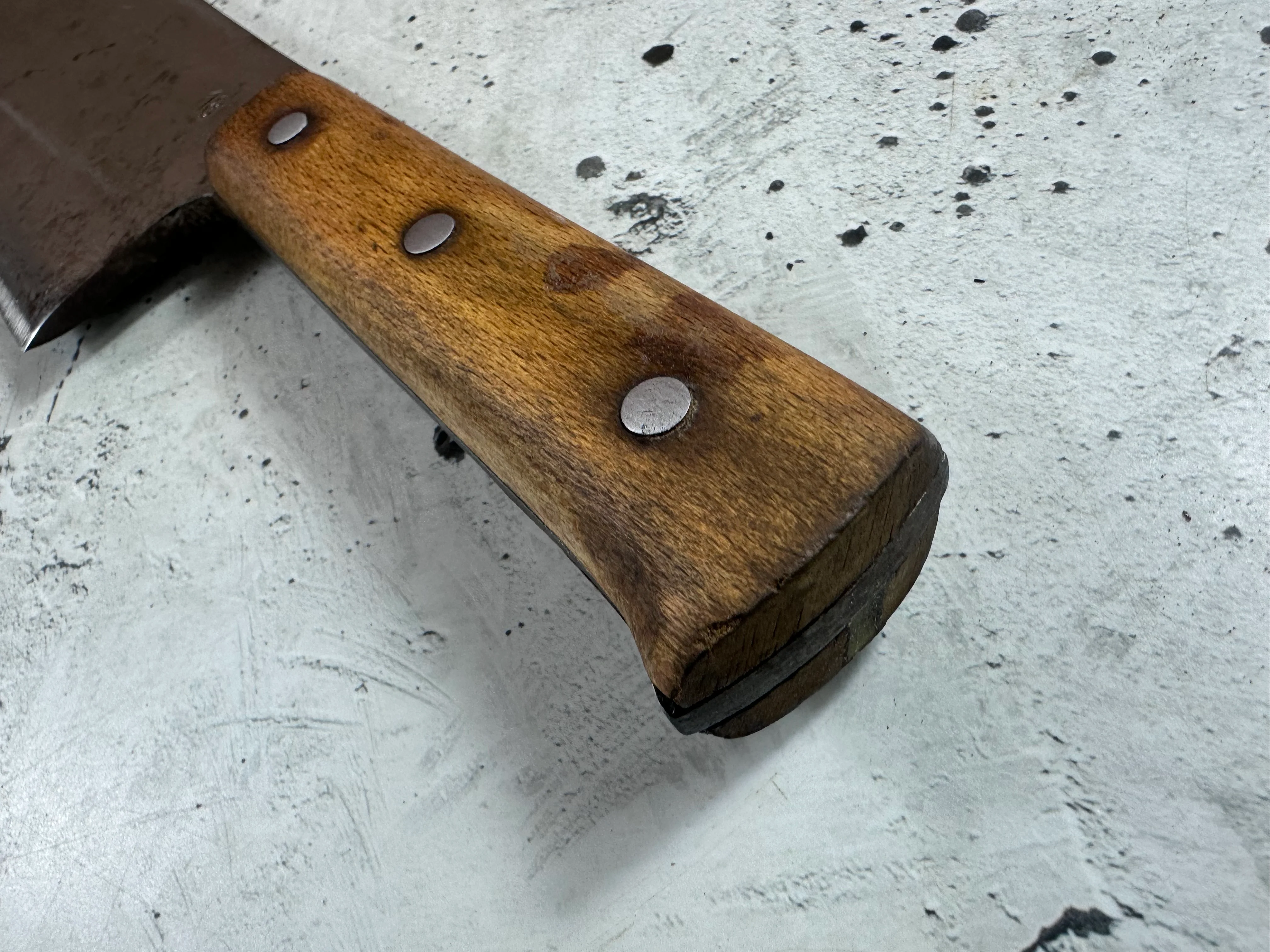Vintage Gustav Emil Ern Cleaver Knife 180mm 2023 - Image 9
