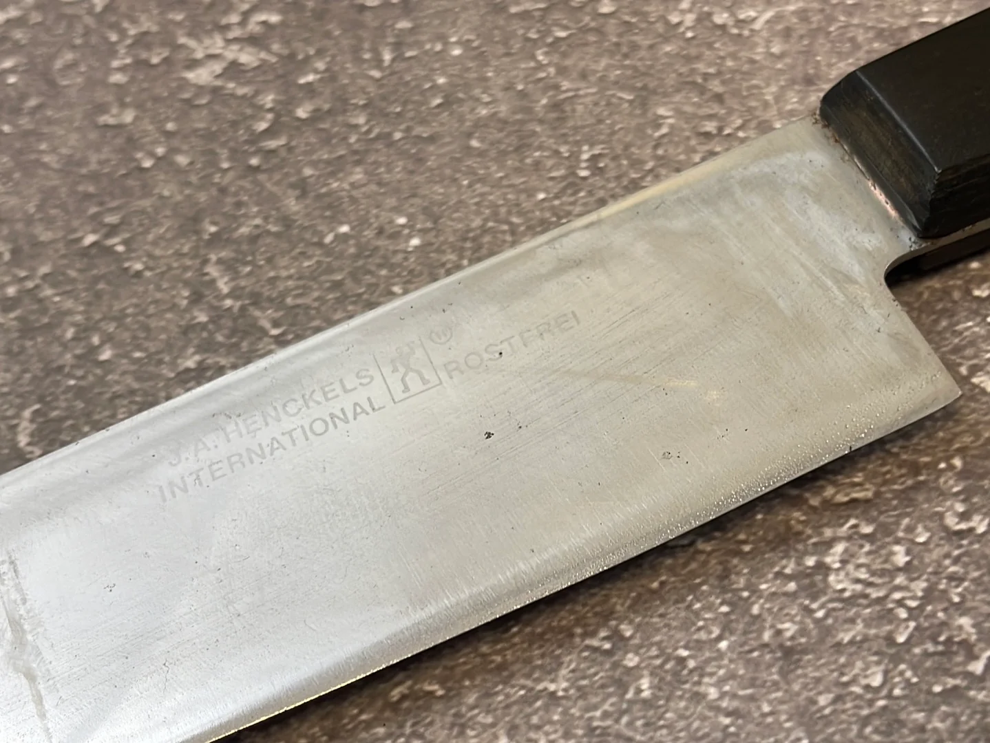 Vintage J. A. Henckles Gyuto Knife 200mm Made in Japan 🇯🇵 1199 - Image 4