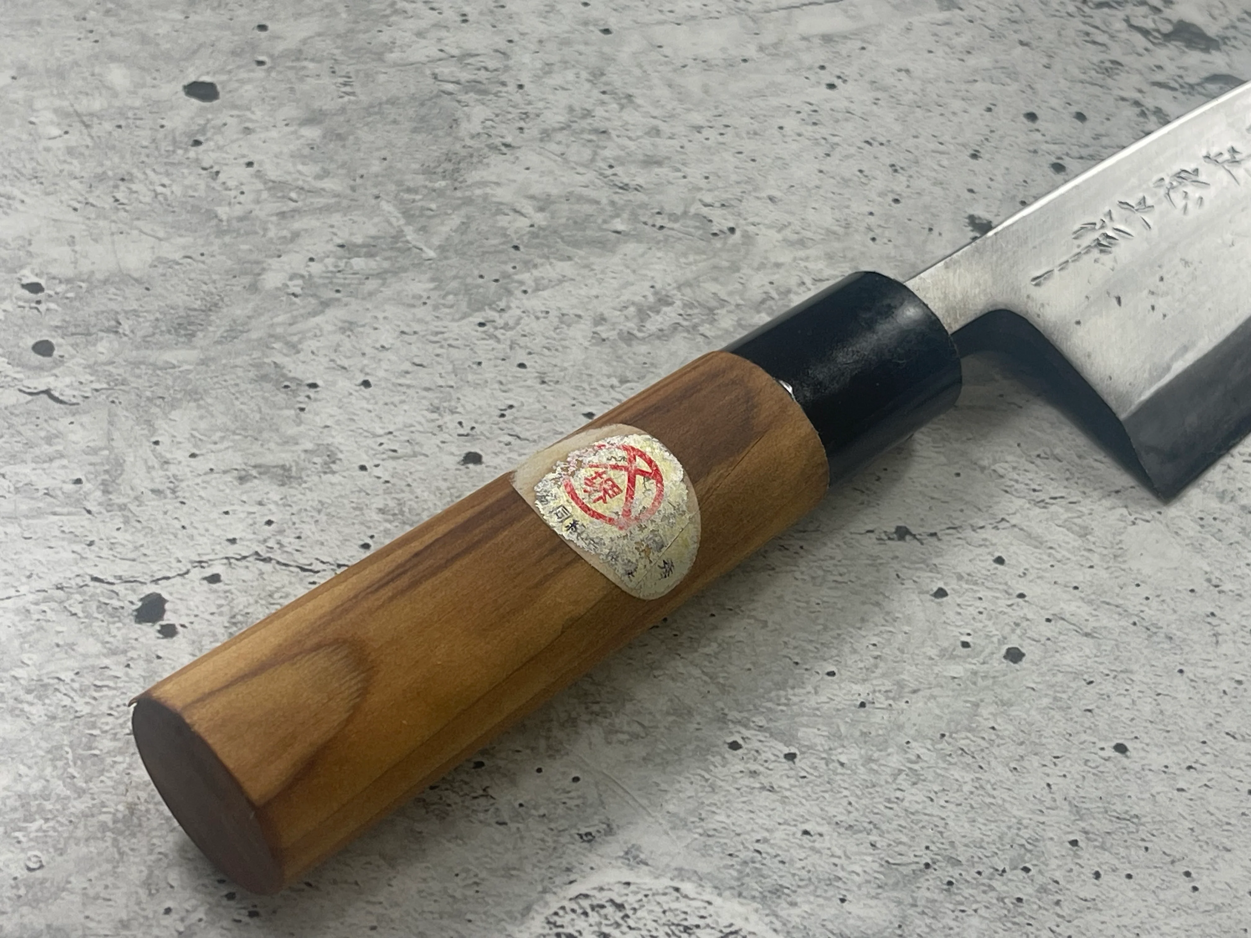 Vintage Japanese Deba Knife 150mm Made in Japan 🇯🇵 Carbon Steel 1555 - Image 3